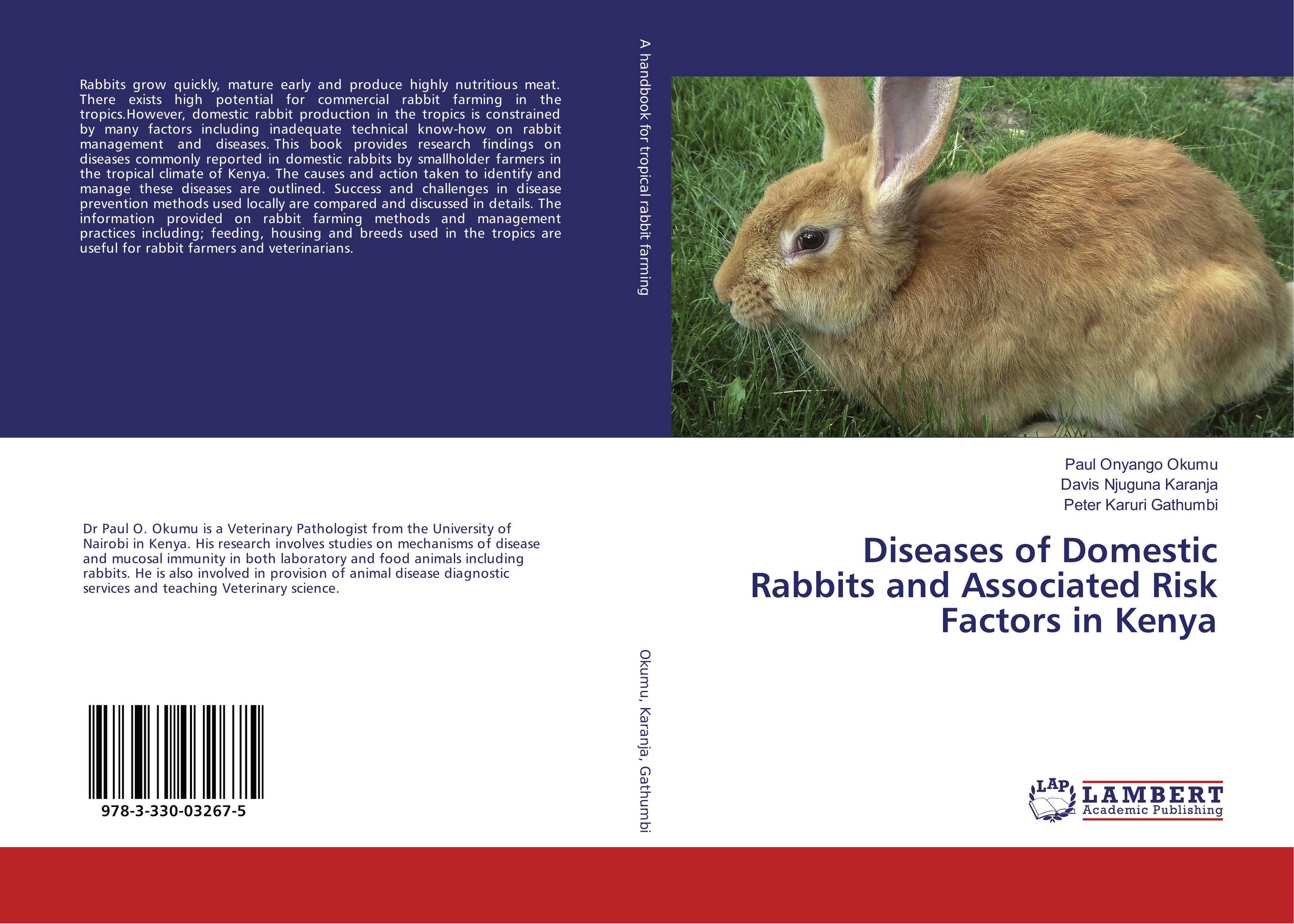 Diseases of Domestic Rabbits and Associated Risk Factors in Kenya..