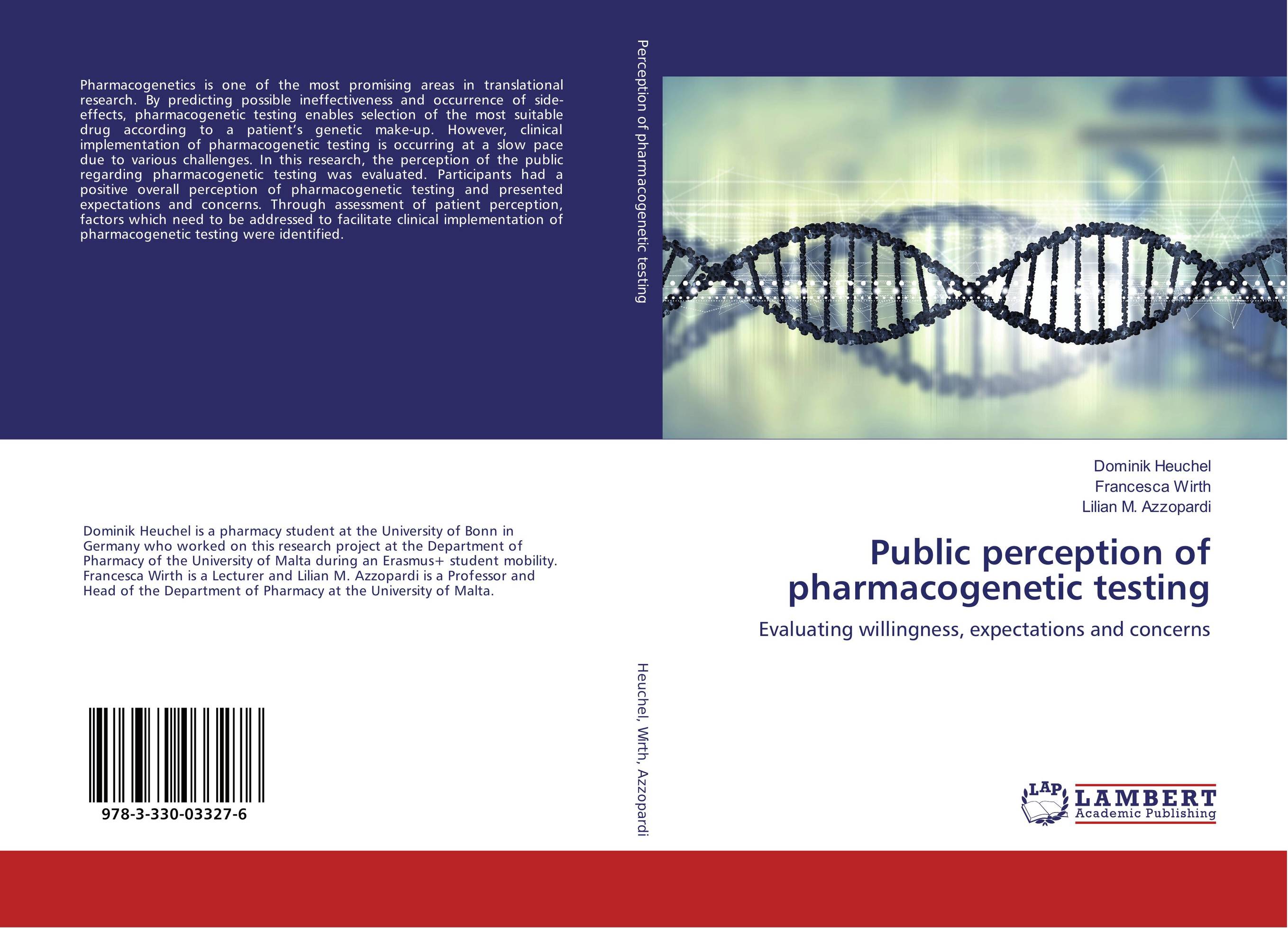 Public perception of pharmacogenetic testing. Evaluating willingness, expectations and concerns.