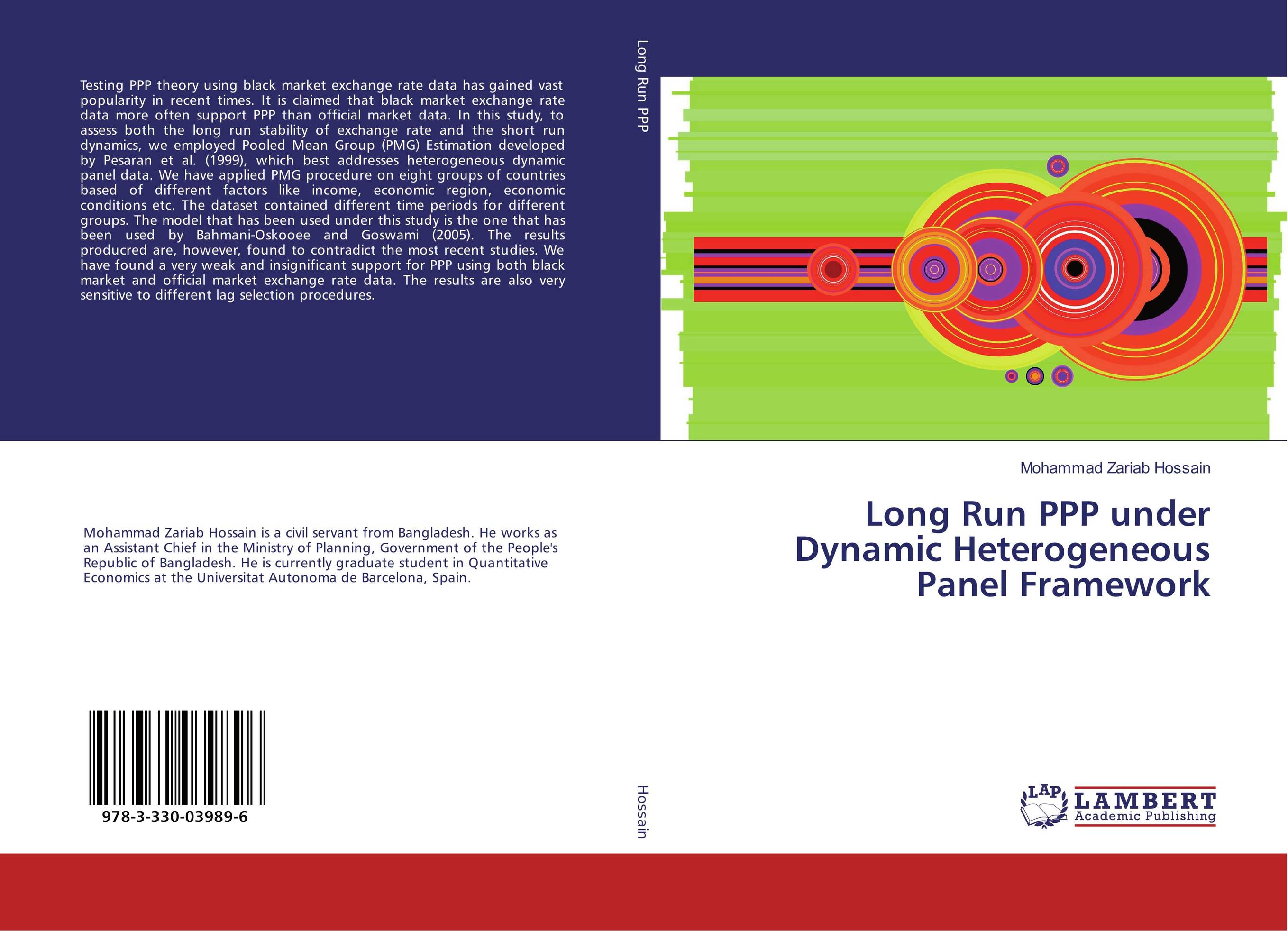 9783330039896 Long Run PPP under Dynamic Heterogeneous Panel Framework Mohamma 9783330039896 Long Run PPP under Dynamic Heterogeneous Panel Framework Mohamma