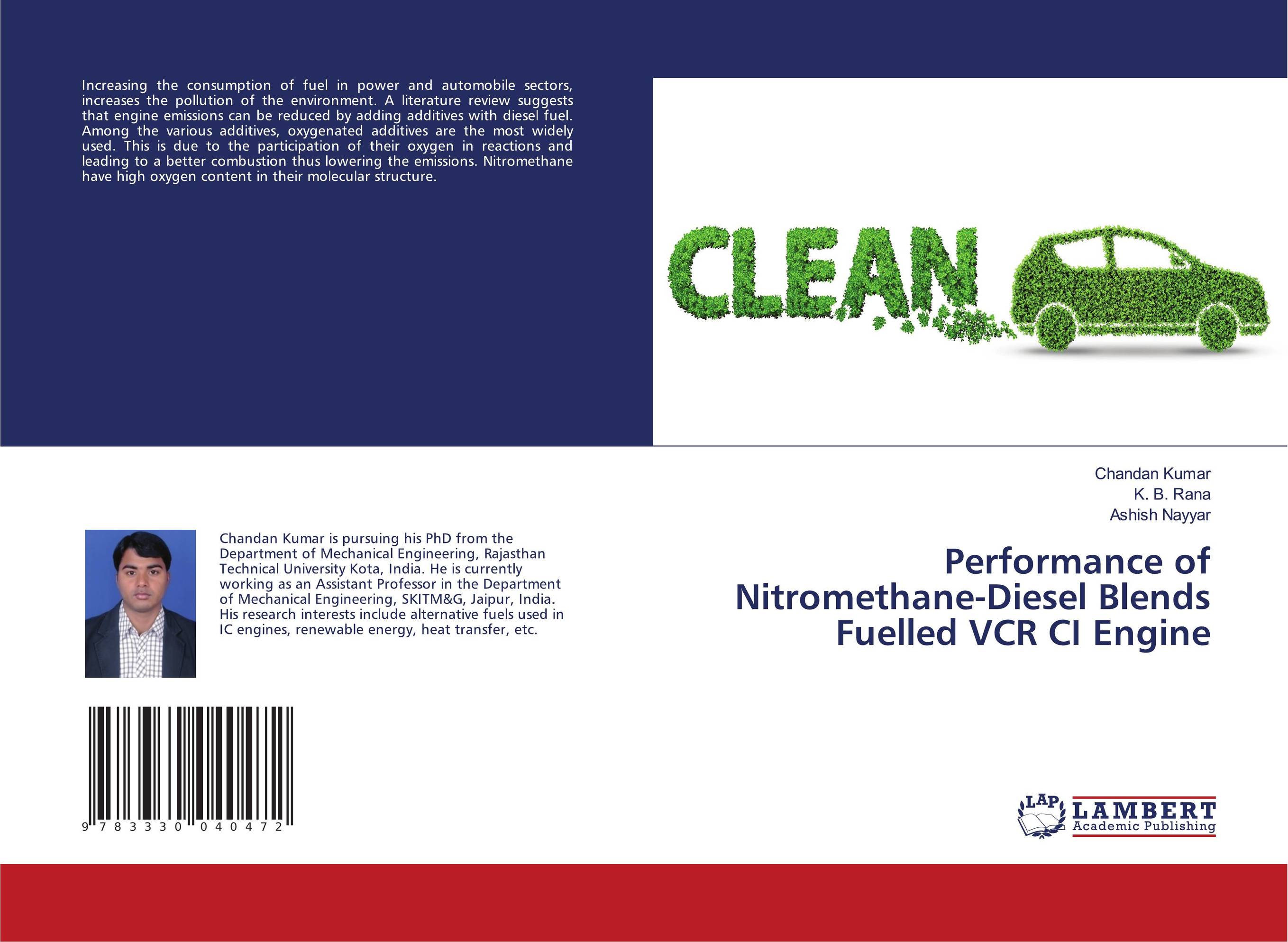Performance of Nitromethane-Diesel Blends Fuelled VCR CI Engine..