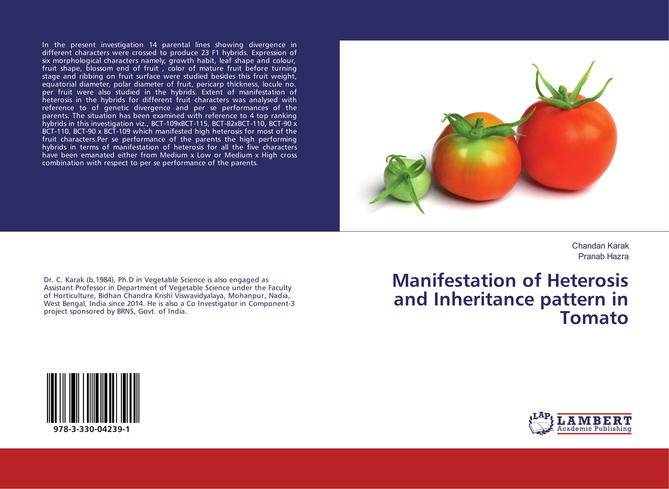 Manifestation of Heterosis and Inheritance pattern in Tomato..