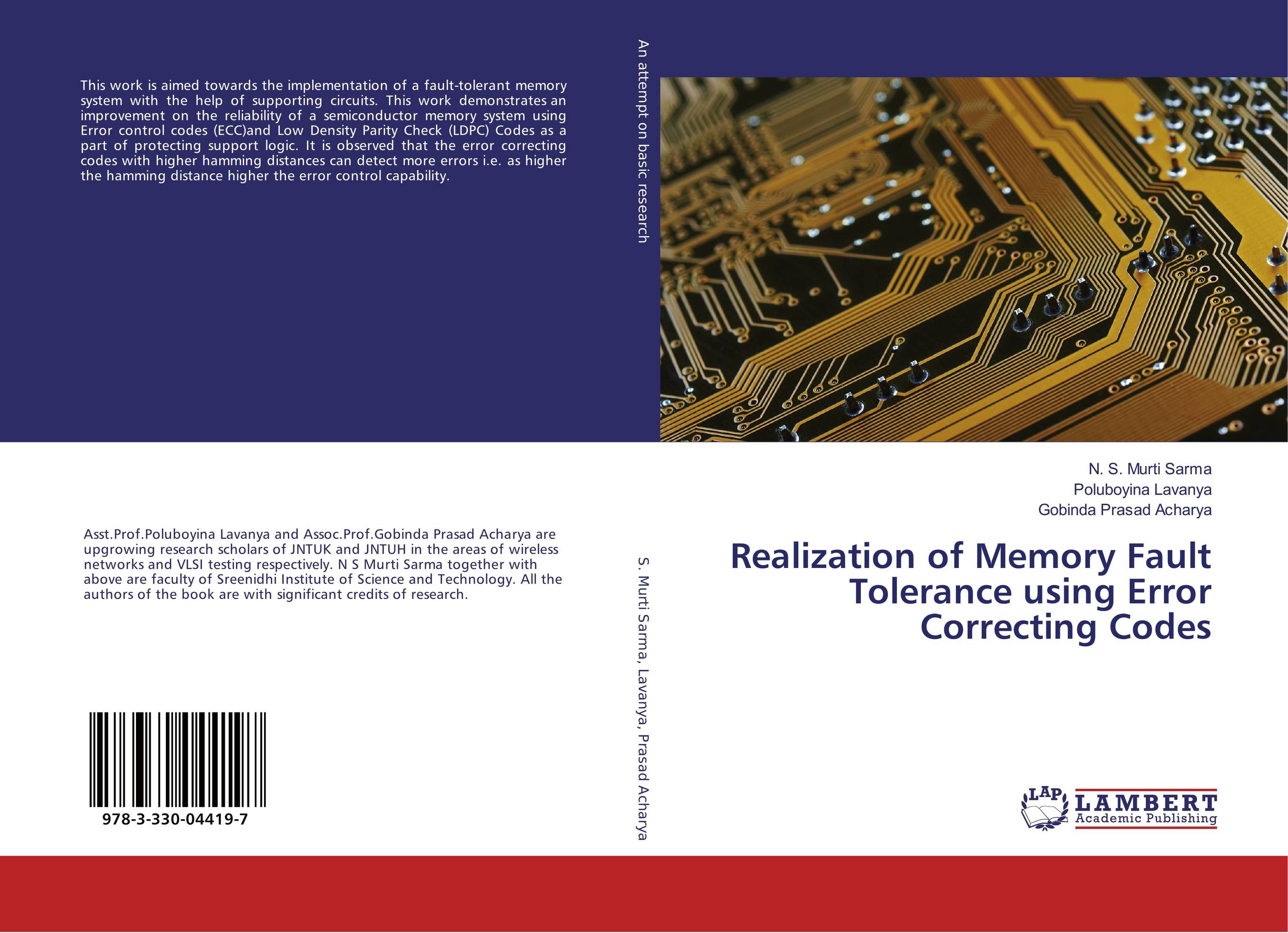 Realization of Memory Fault Tolerance using Error Correcting Codes..