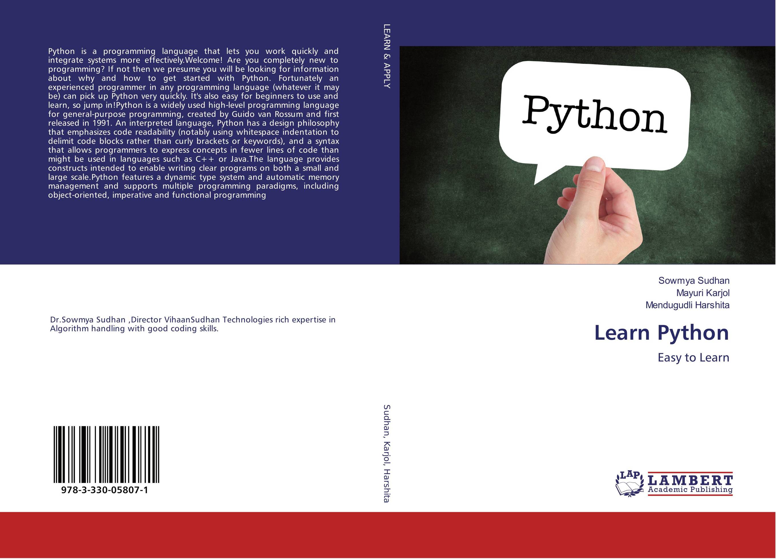 Learn Python. Easy to Learn.