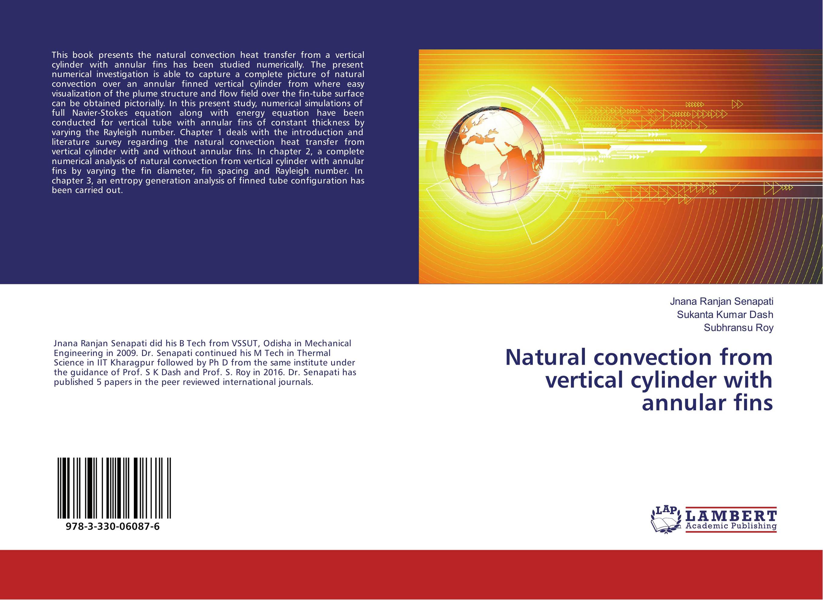 Natural convection from vertical cylinder with annular fins..