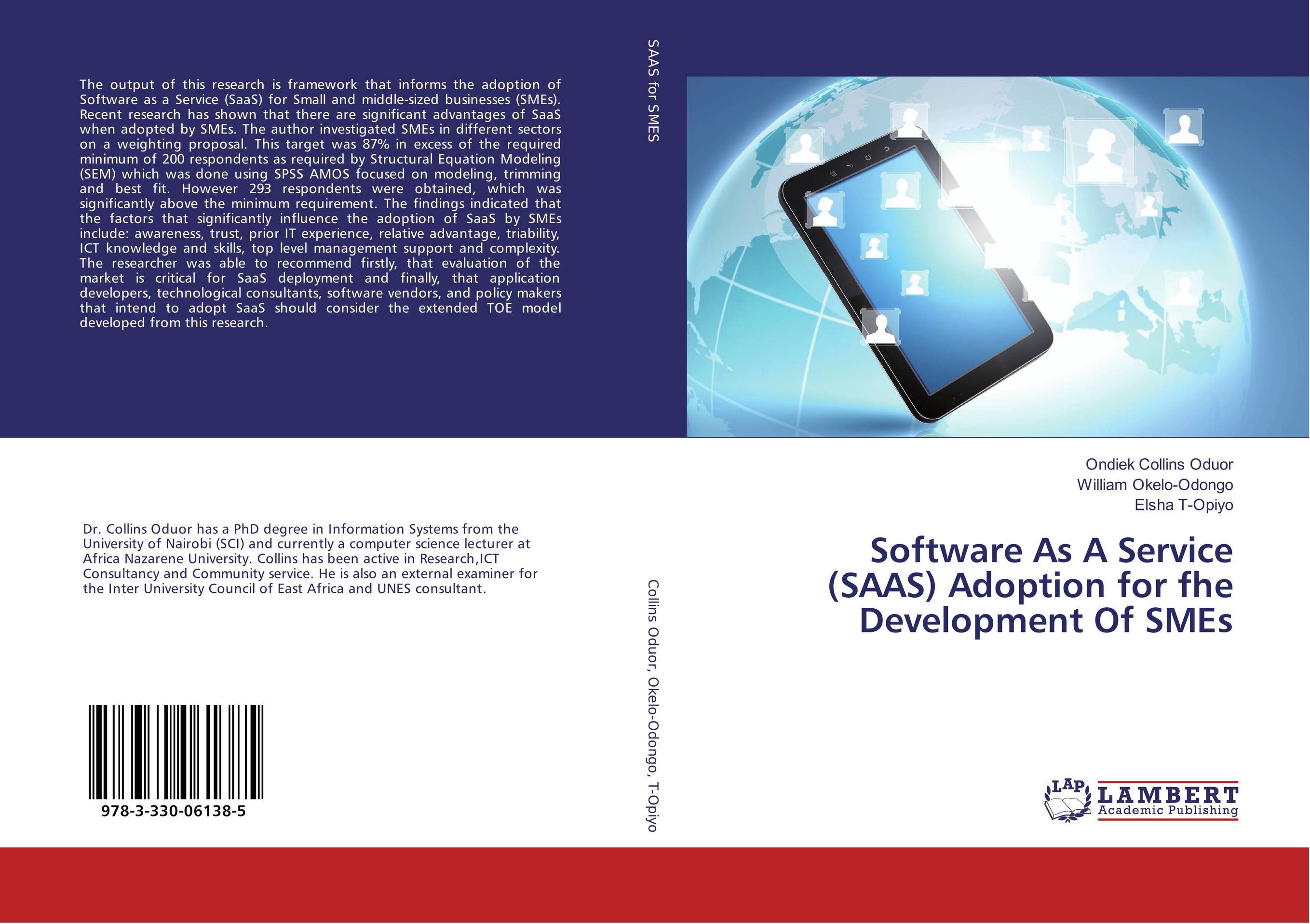 9783330061385 Software As A Service SAAS Adoption for fhe Devepment Of SMEs 9783330061385 Software As A Service SAAS Adoption for fhe Devepment Of SMEs
