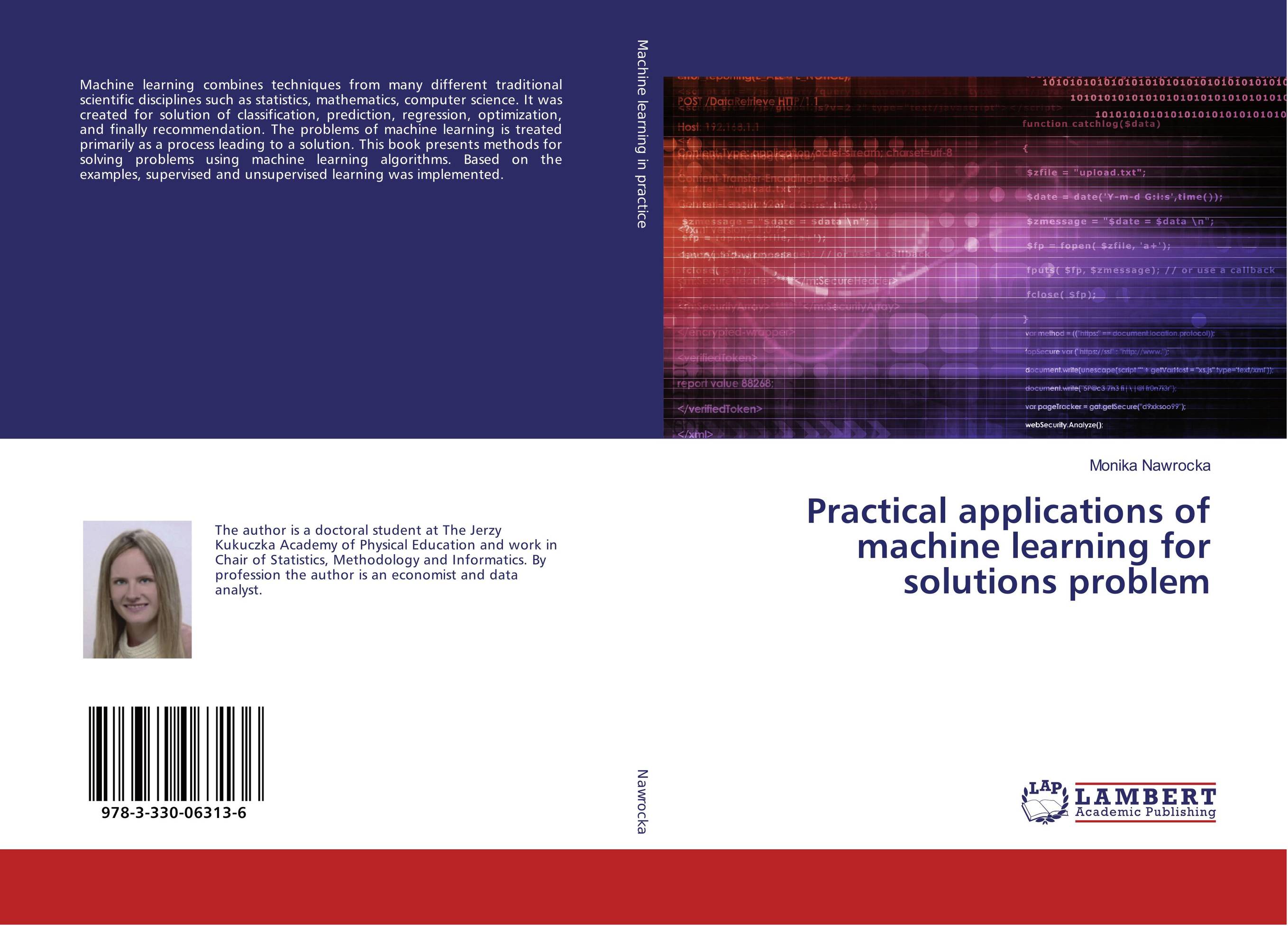 9783330063136 Practical applications of machine learning for soltions problem 9783330063136 Practical applications of machine learning for soltions problem