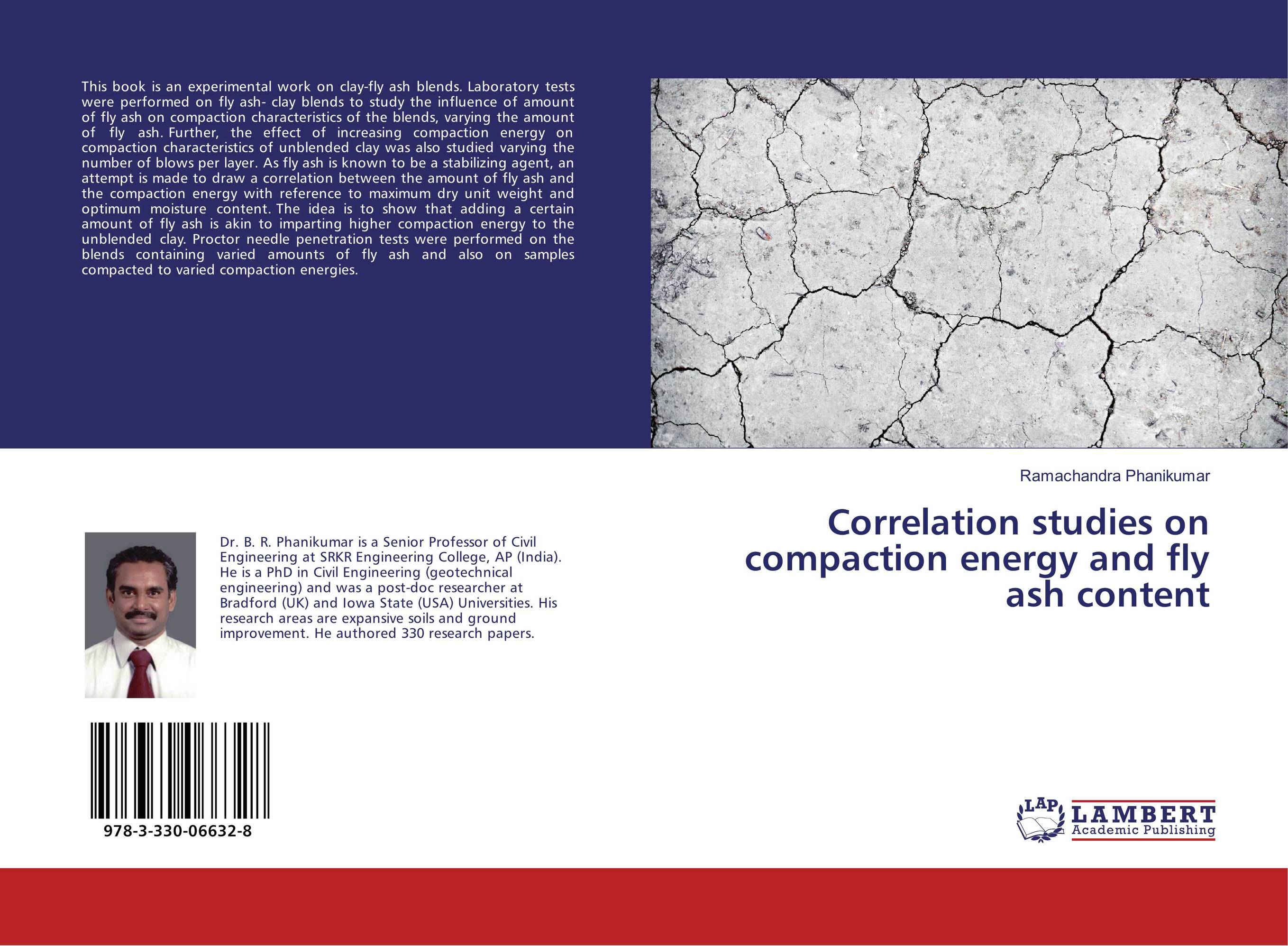 Correlation studies on compaction energy and fly ash content..