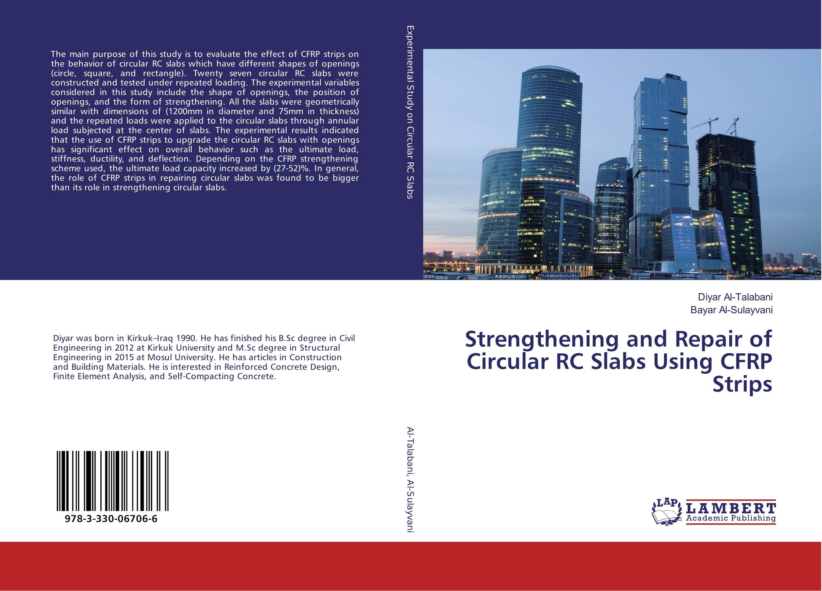 9783330067066 Strengthening and Repair of Circular RC Slabs Using CFRP Strips 9783330067066 Strengthening and Repair of Circular RC Slabs Using CFRP Strips