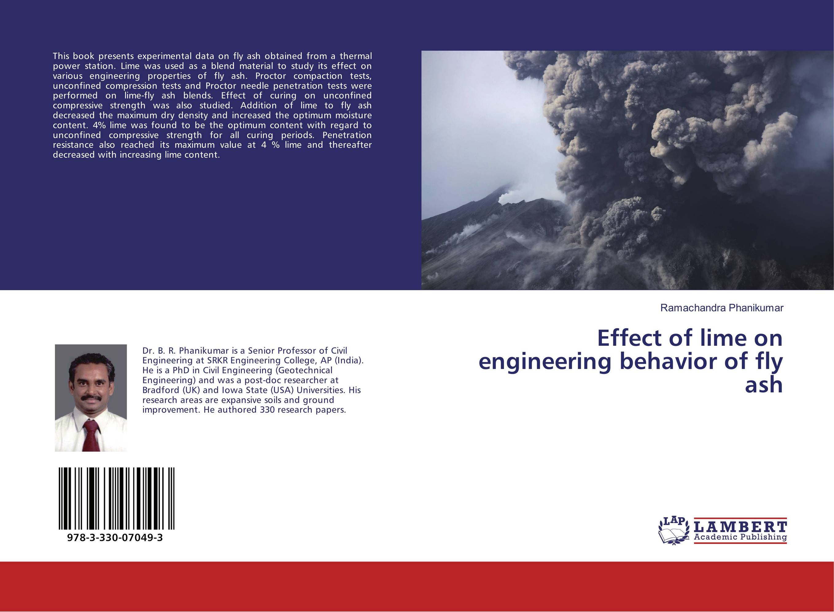 Effect of lime on engineering behavior of fly ash..