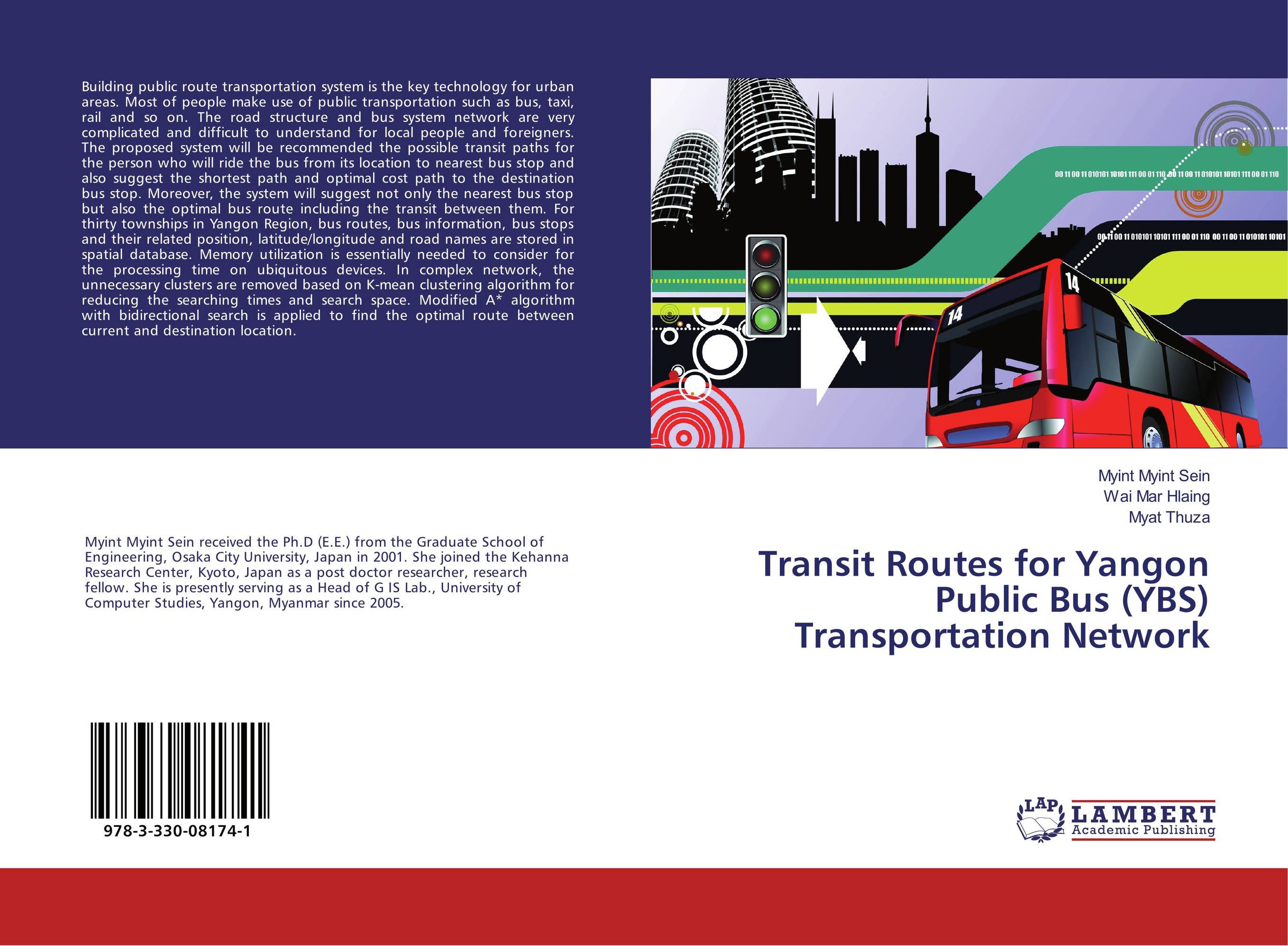 Transit Routes for Yangon Public Bus (YBS) Transportation Network..