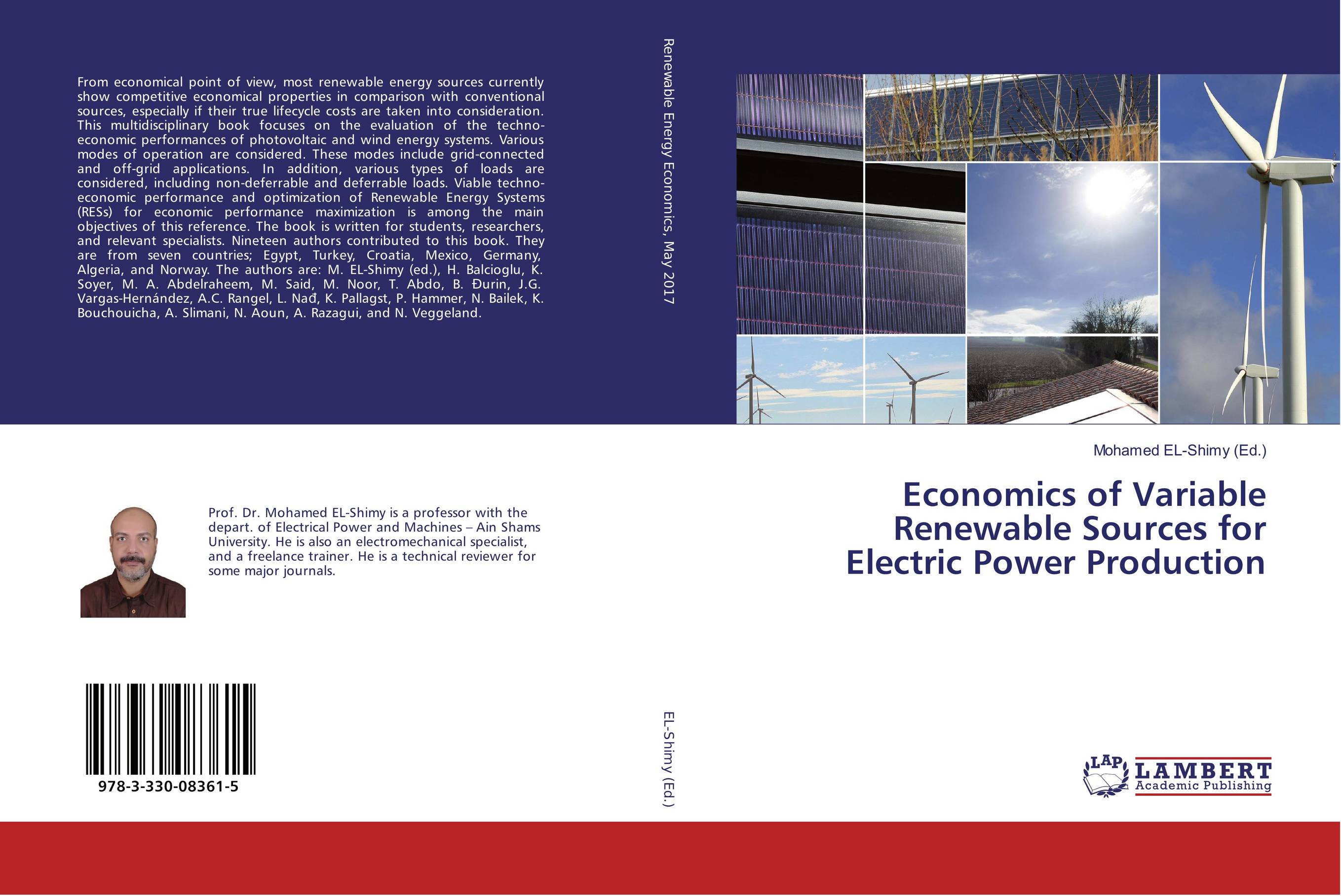 9783330083615 Economics of Variable Renewable Sources for Electrer Production 9783330083615 Economics of Variable Renewable Sources for Electrer Production
