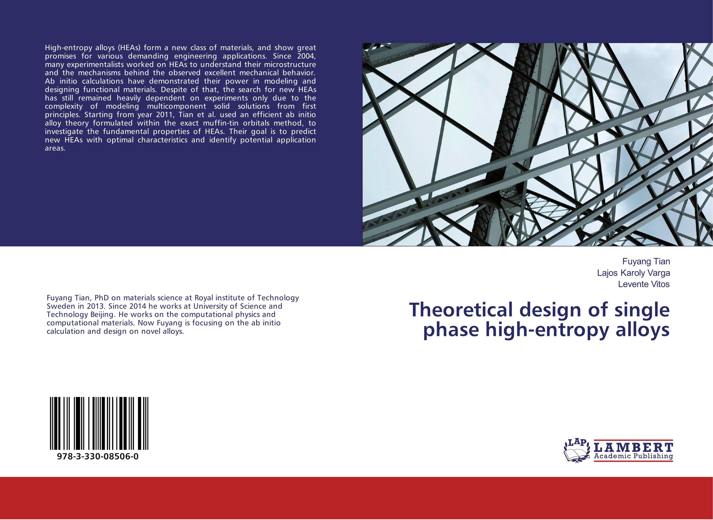 Theoretical design of single phase high-entropy alloys..