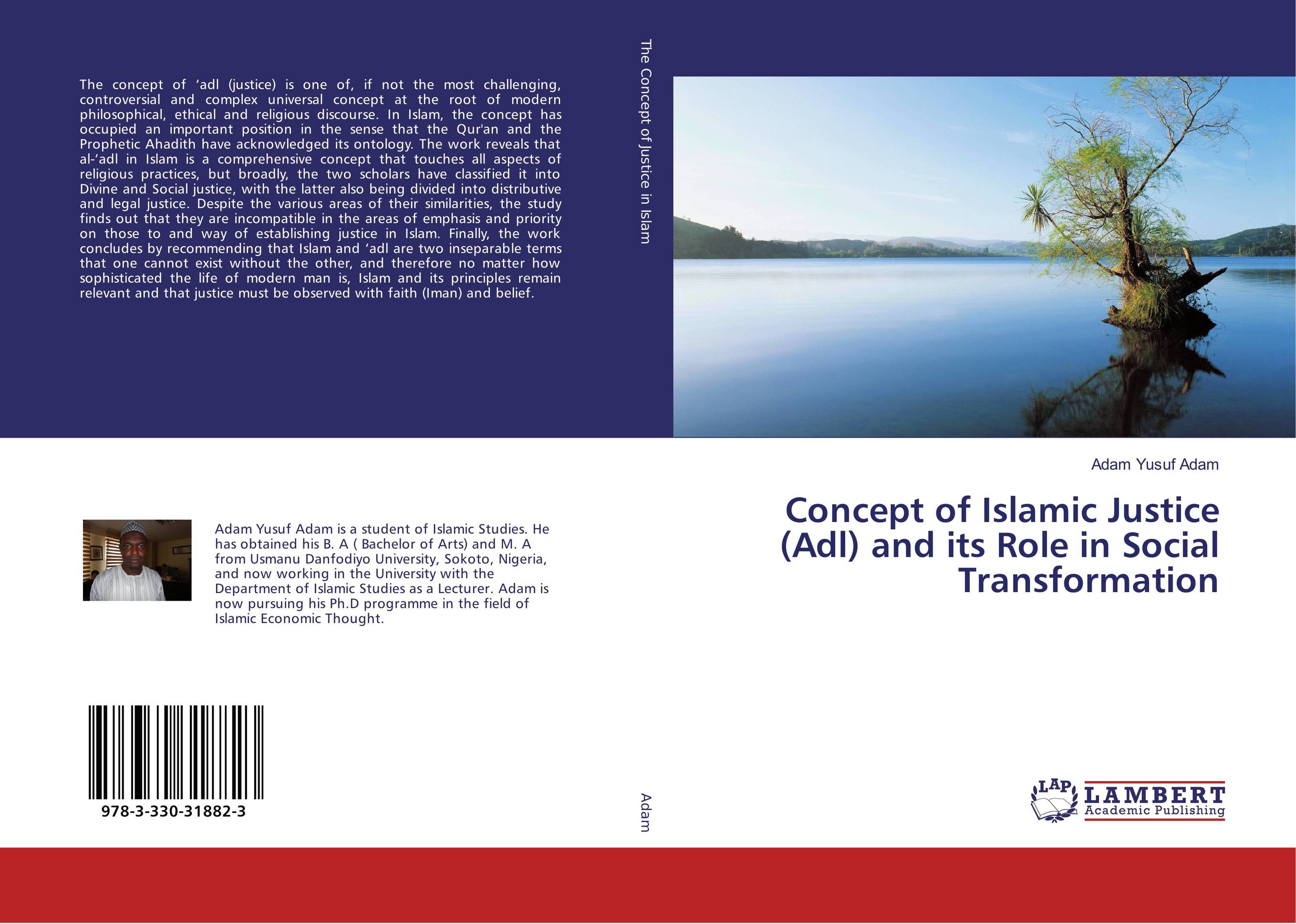 9783330318823 Concept of Islamic Justice Adl and its Role in Sransformation 9783330318823 Concept of Islamic Justice Adl and its Role in Sransformation