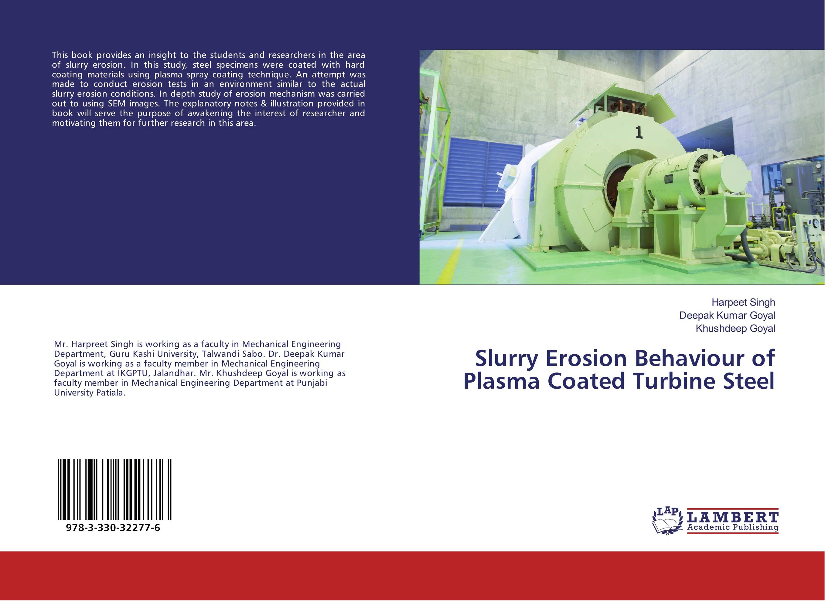 Slurry Erosion Behaviour of Plasma Coated Turbine Steel..