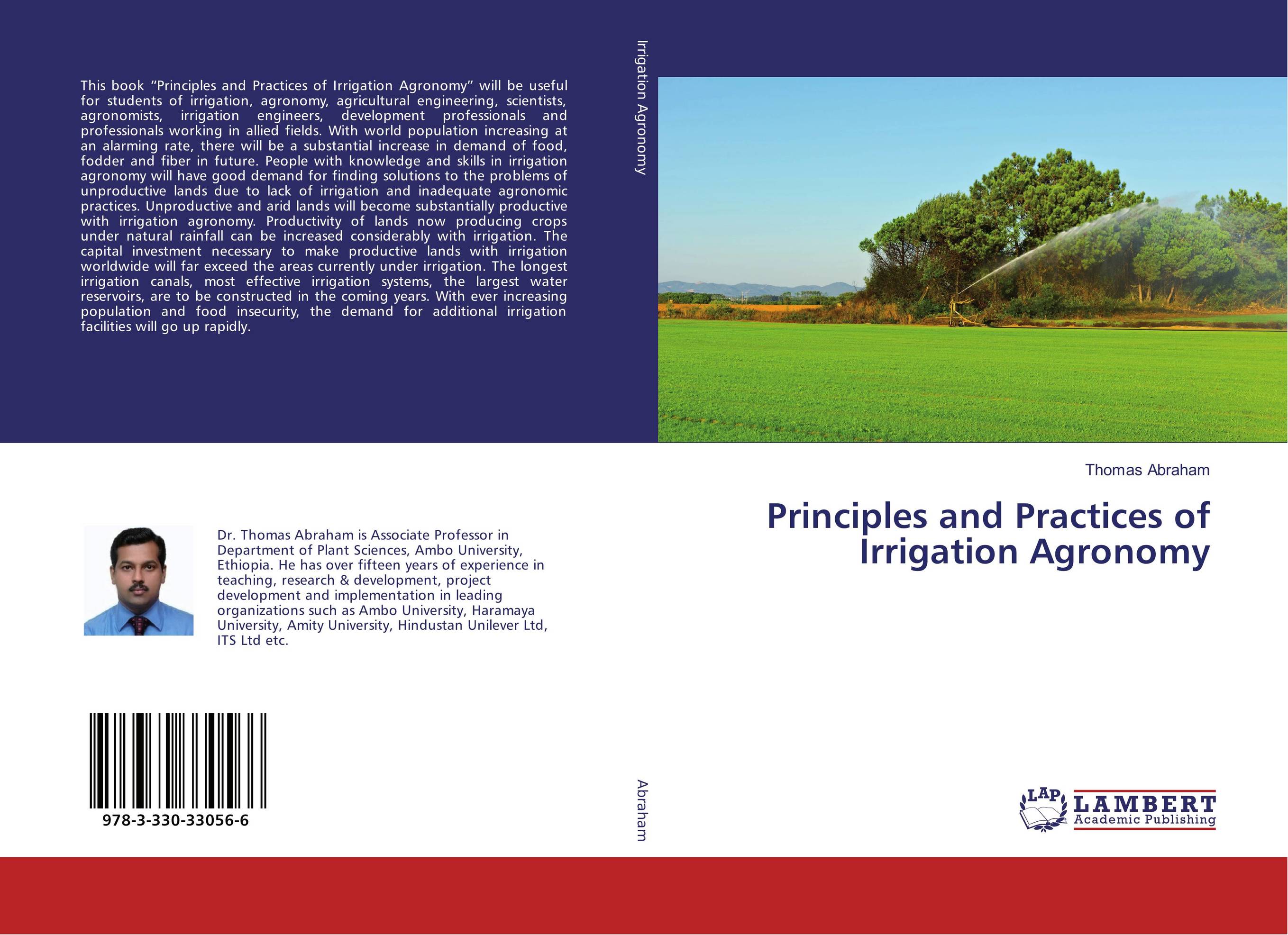 Principles and Practices of Irrigation Agronomy..