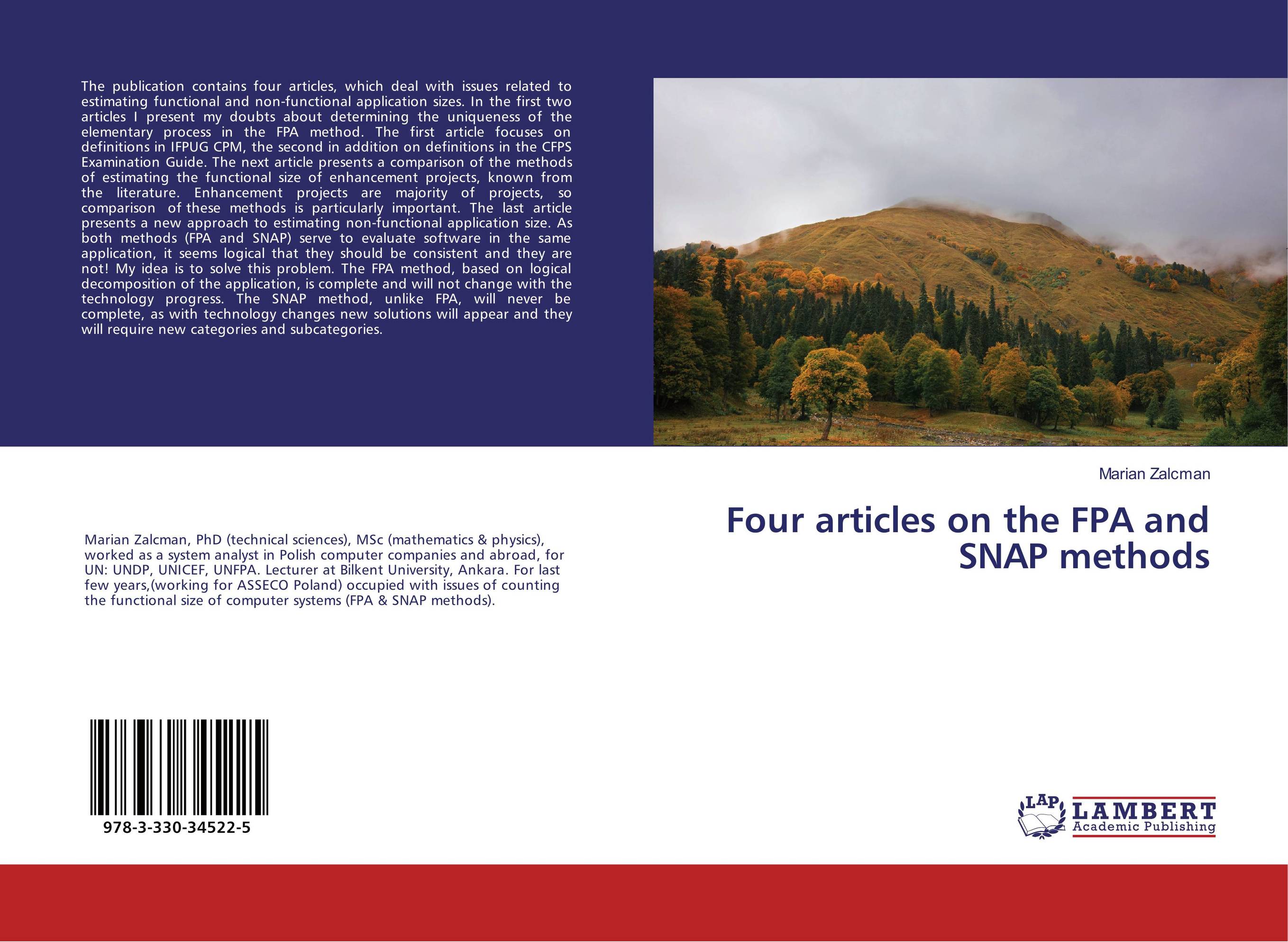 Four articles on the FPA and SNAP methods..