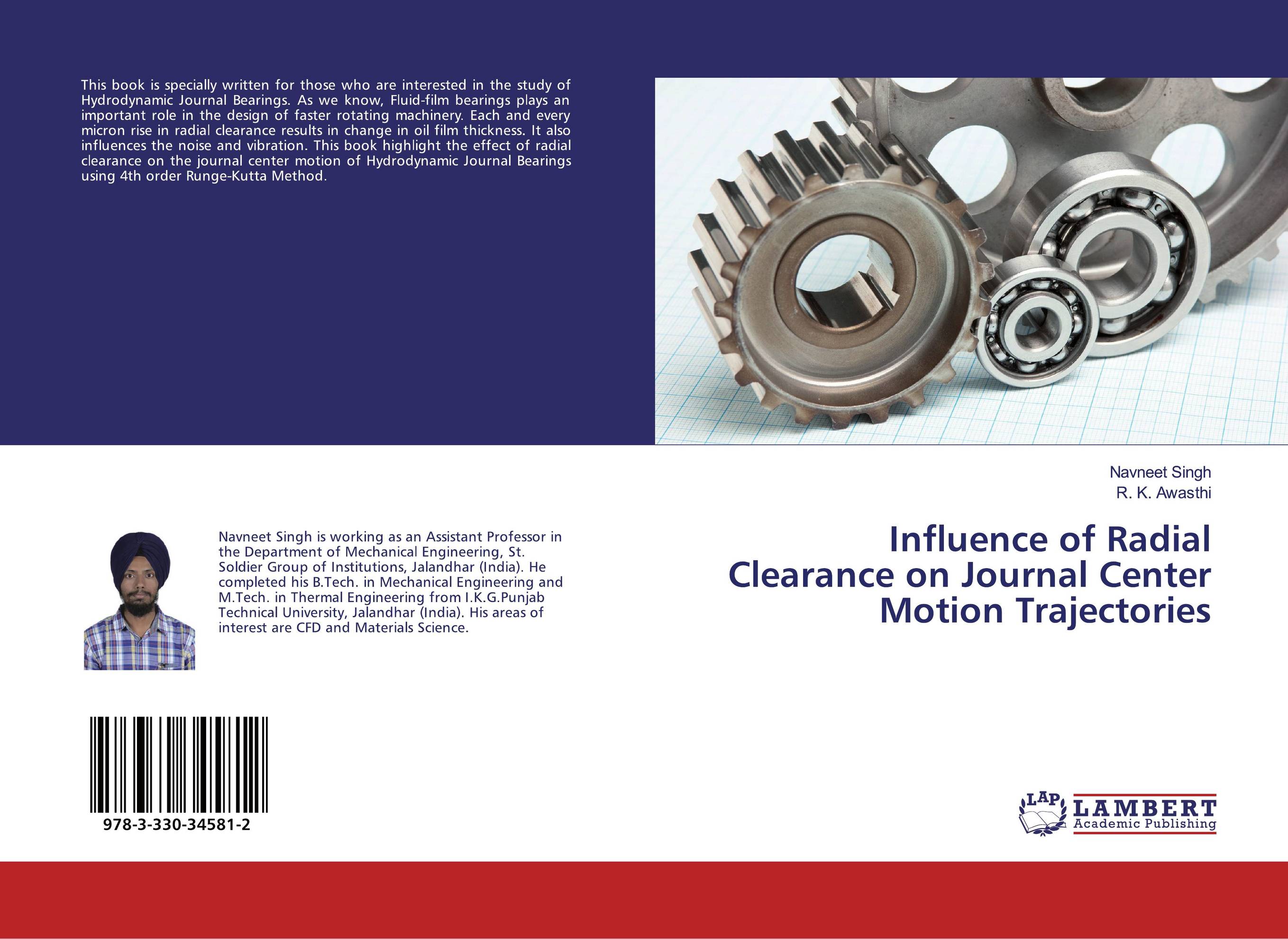 Influence of Radial Clearance on Journal Center Motion Trajectories..