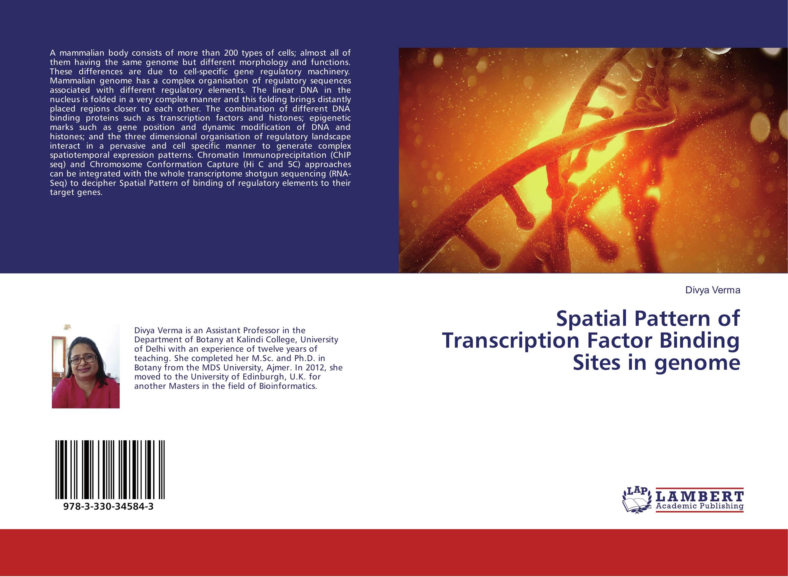 Spatial Pattern of Transcription Factor Binding Sites in genome..