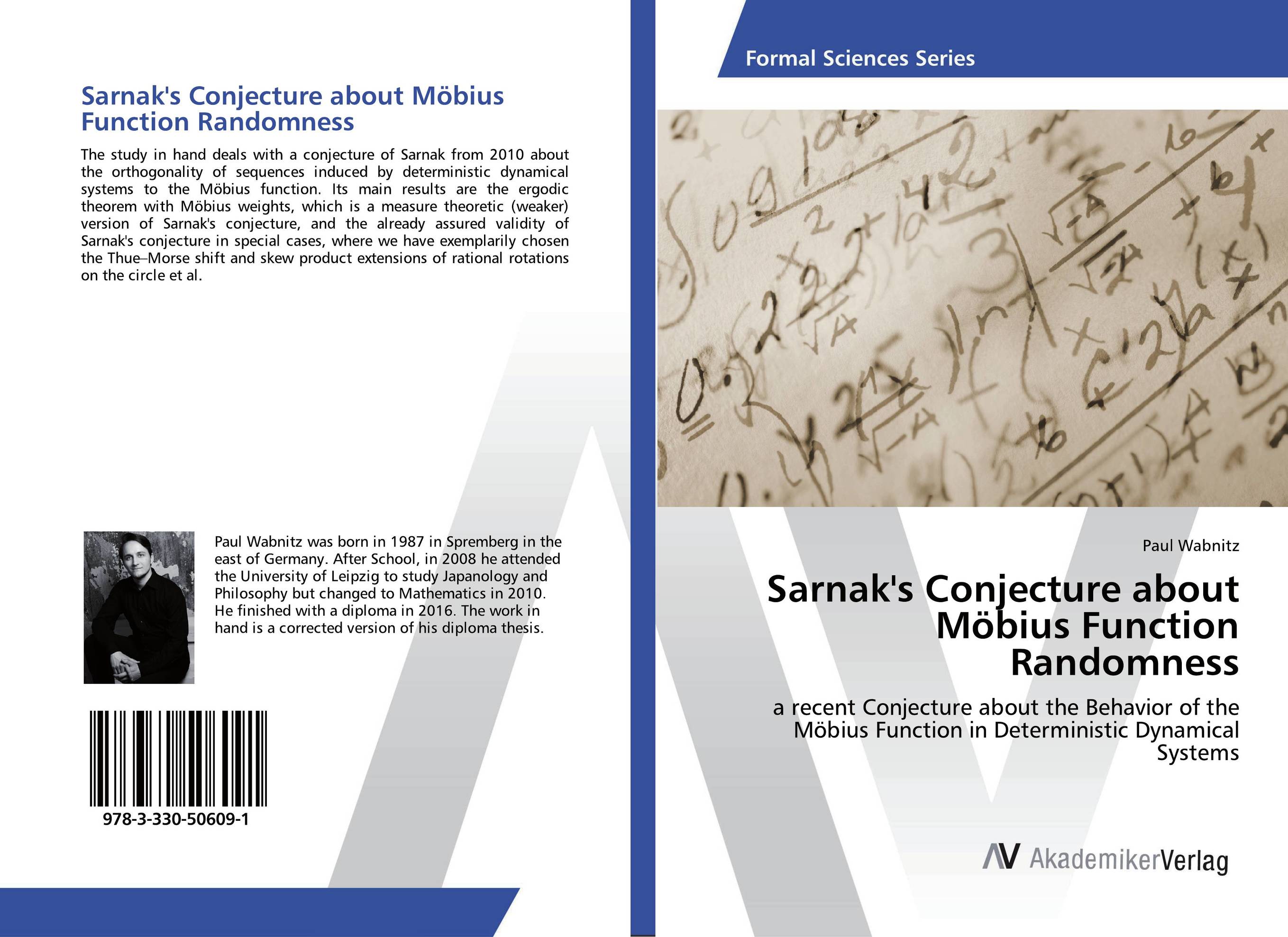 Sarnak's Conjecture about M?bius Function Randomness. A recent Conjecture about the Behavior of the M?bius Function in Deterministic Dynamical Systems.