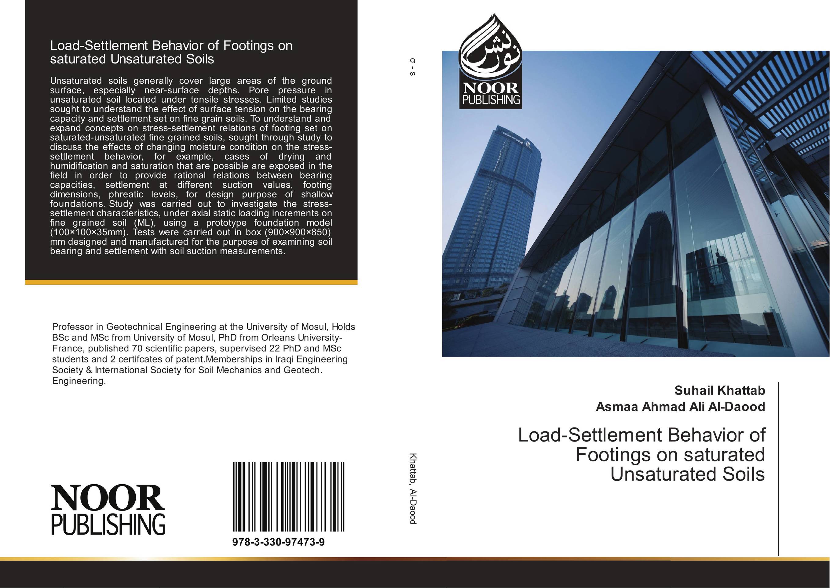Load-Settlement Behavior of Footings on saturated Unsaturated Soils..