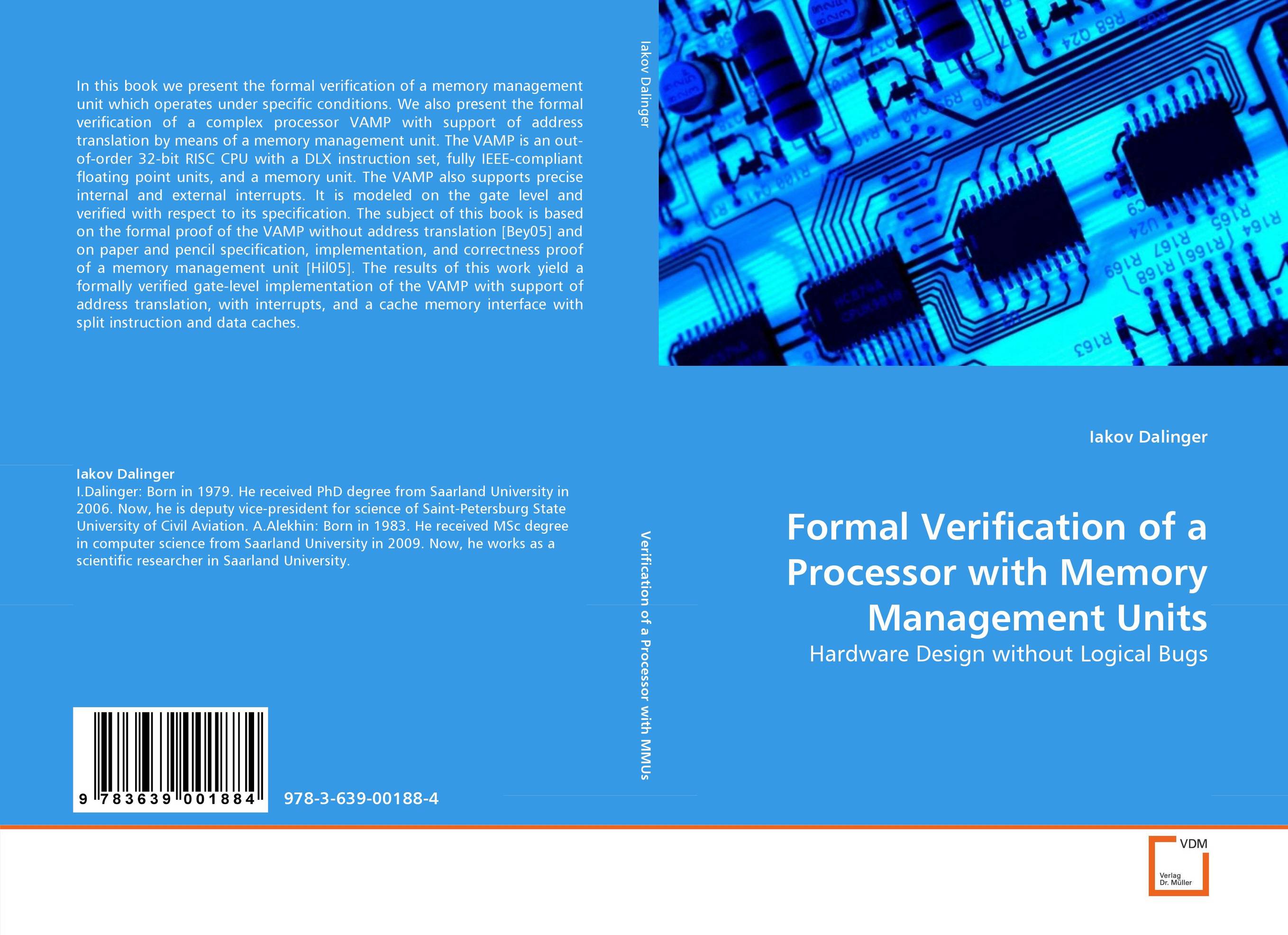 Formal Verification of a Processor with Memory Management Units. Hardware Design without Logical Bugs.