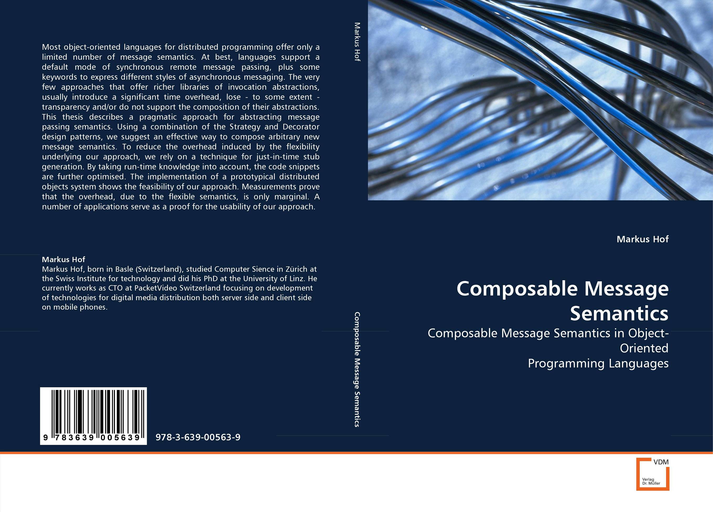 9783639005639 Composable Message Semantics Markus Hof 9783639005639 Composable Message Semantics Markus Hof