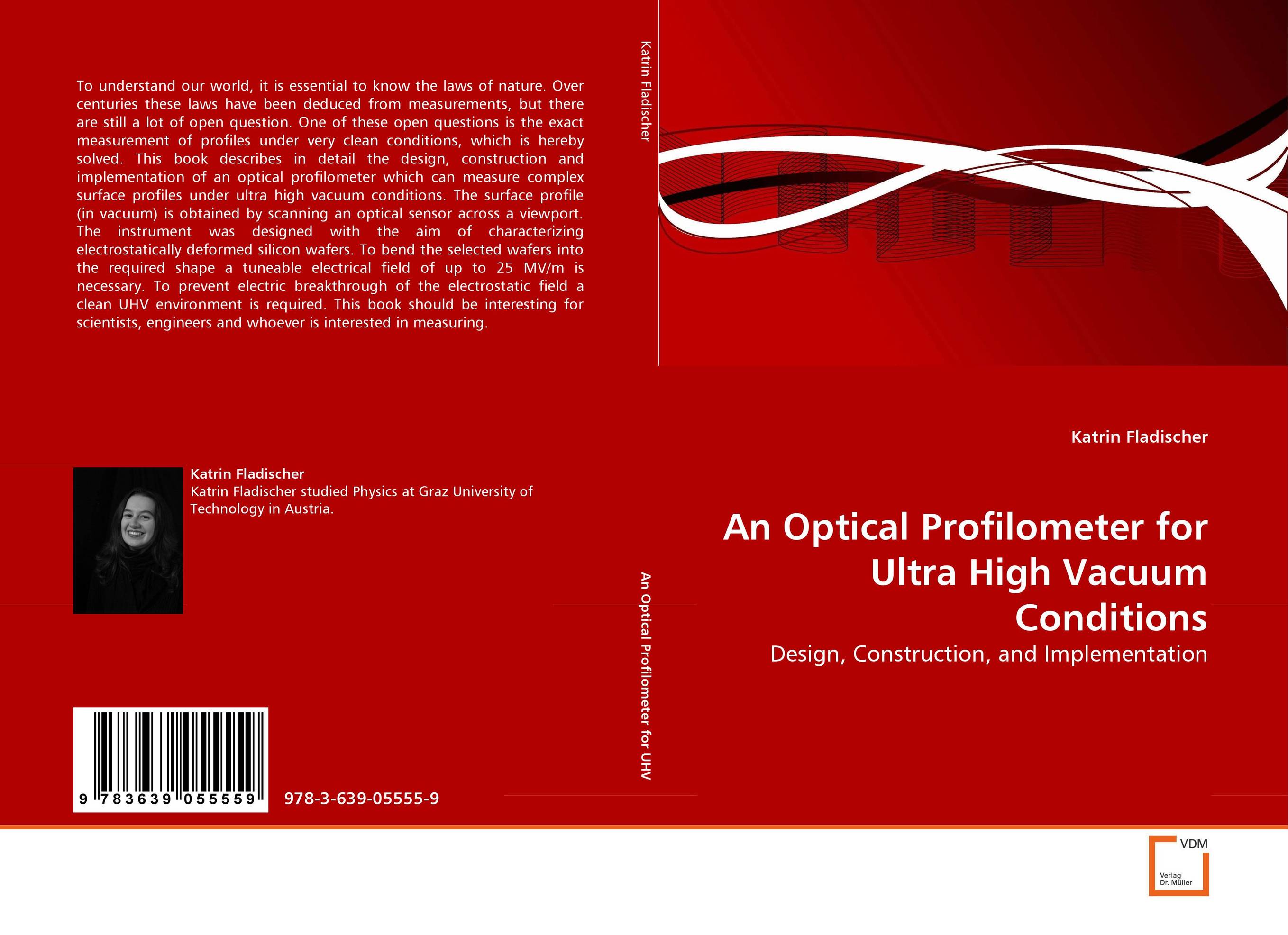 An Optical Profilometer for Ultra High Vacuum Conditions. Design, Construction, and Implementation.