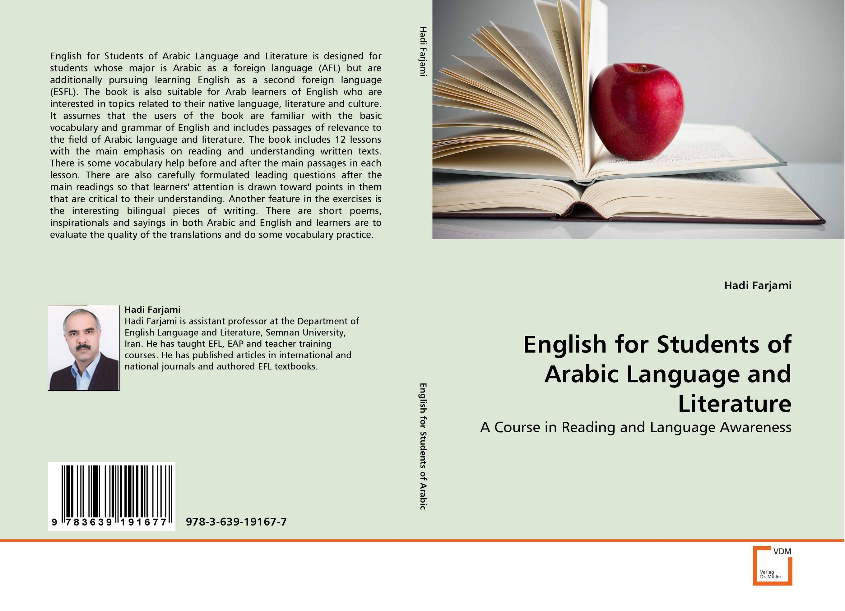 English for Students of Arabic Language and Literature. A Course in Reading and Language Awareness.