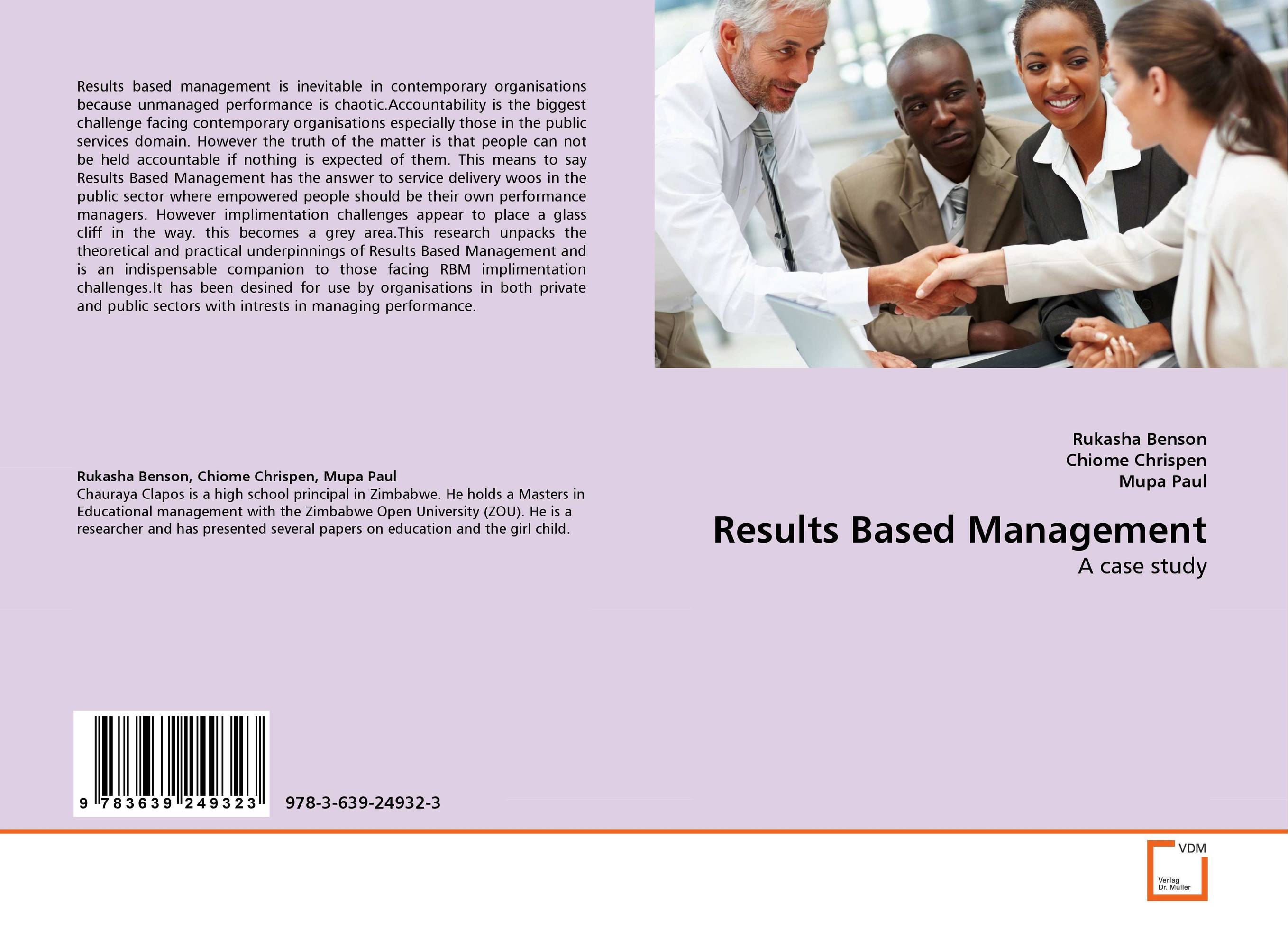 Results Based Management. A case study.