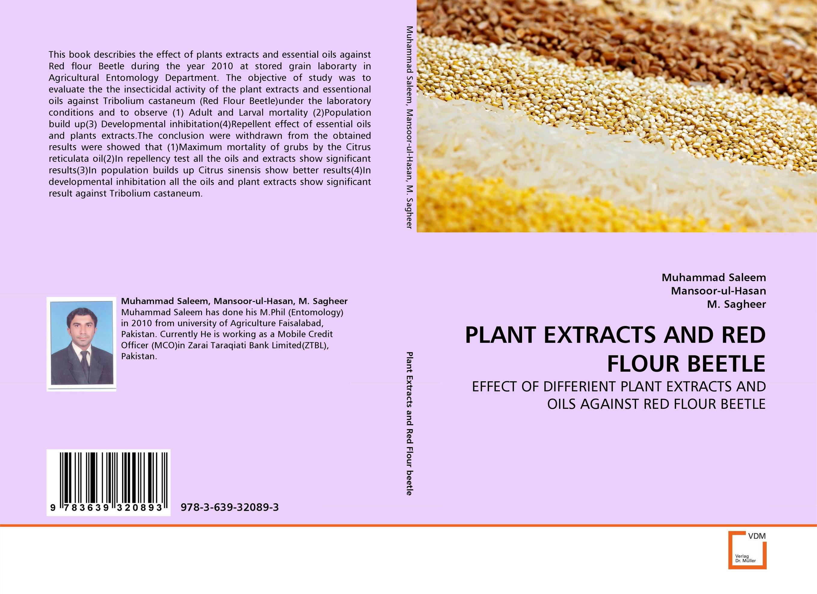 PLANT EXTRACTS AND RED FLOUR BEETLE. EFFECT OF DIFFERIENT PLANT EXTRACTS AND OILS AGAINST RED FLOUR BEETLE.