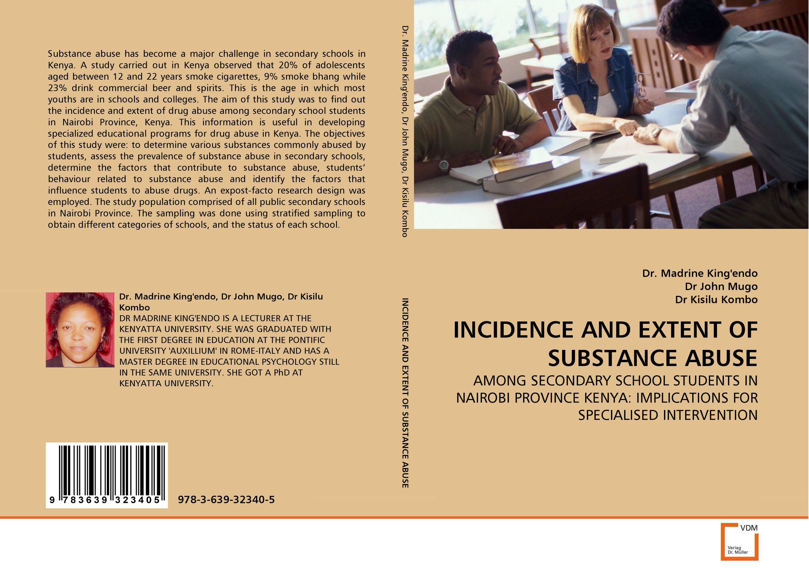 INCIDENCE AND EXTENT OF SUBSTANCE ABUSE. AMONG SECONDARY SCHOOL STUDENTS IN NAIROBI PROVINCE KENYA: IMPLICATIONS FOR SPECIALISED INTERVENTION.