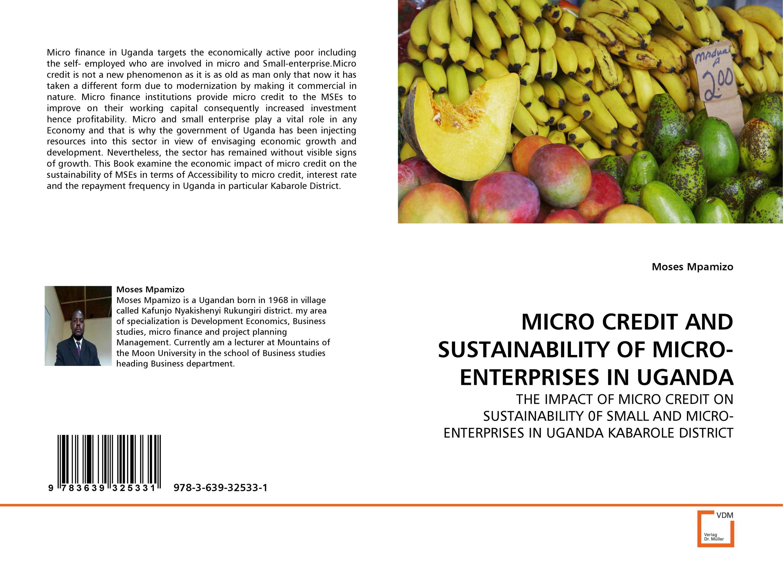 MICRO CREDIT AND SUSTAINABILITY OF MICRO-ENTERPRISES IN UGANDA. THE IMPACT OF MICRO CREDIT ON SUSTAINABILITY 0F SMALL AND MICRO-ENTERPRISES IN UGANDA KABAROLE DISTRICT.