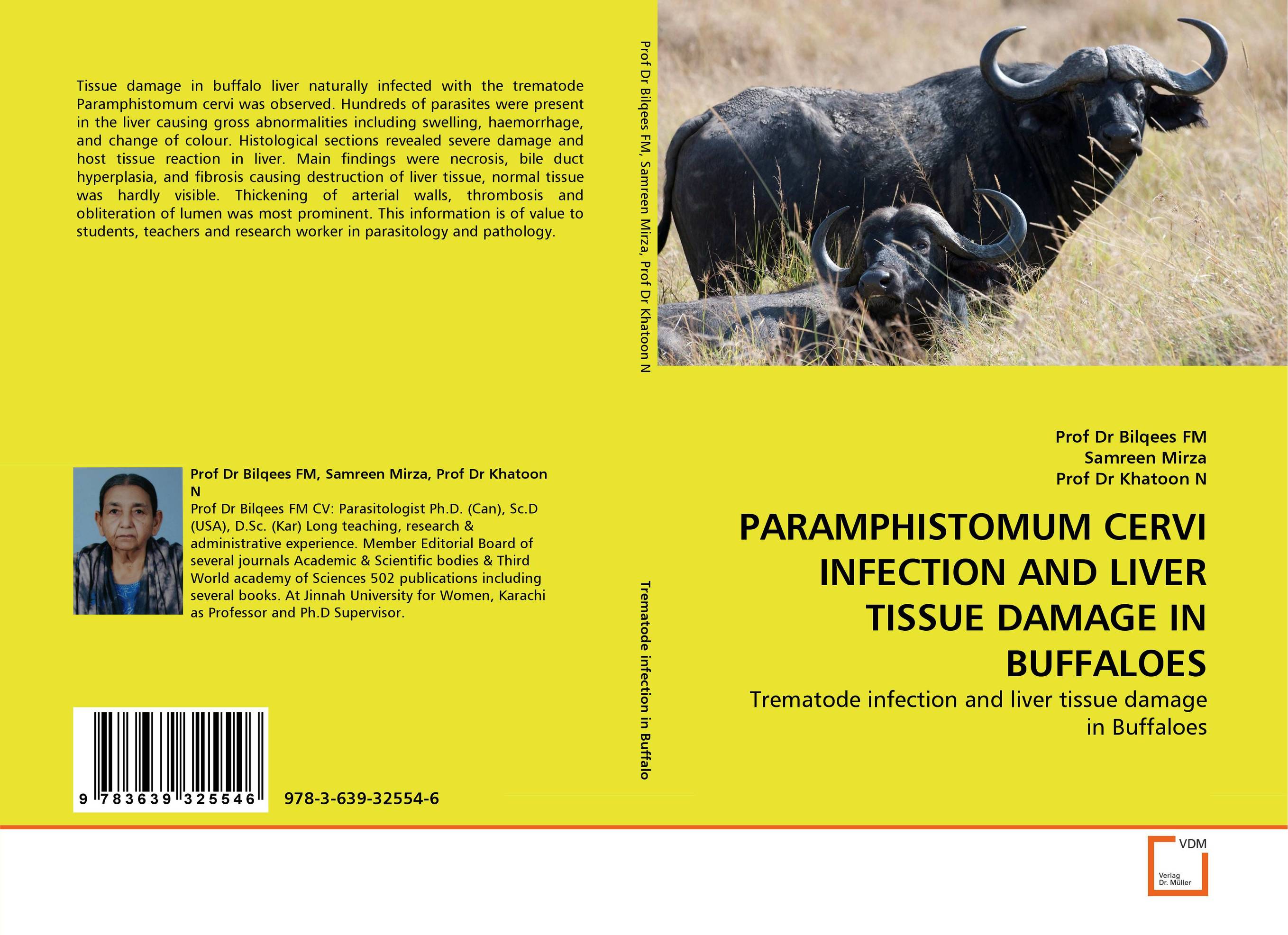 PARAMPHISTOMUM CERVI INFECTION AND LIVER TISSUE DAMAGE IN BUFFALOES. Trematode infection and liver tissue damage in Buffaloes.