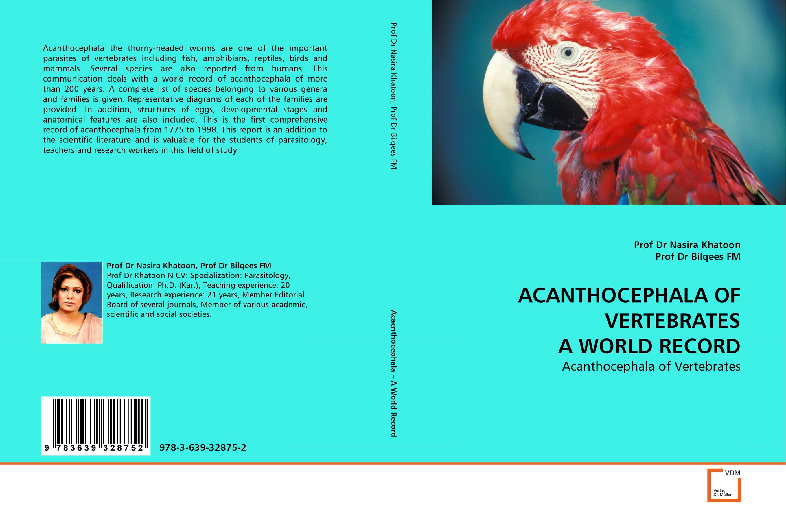 ACANTHOCEPHALA OF VERTEBRATES A WORLD RECORD. Acanthocephala of Vertebrates.