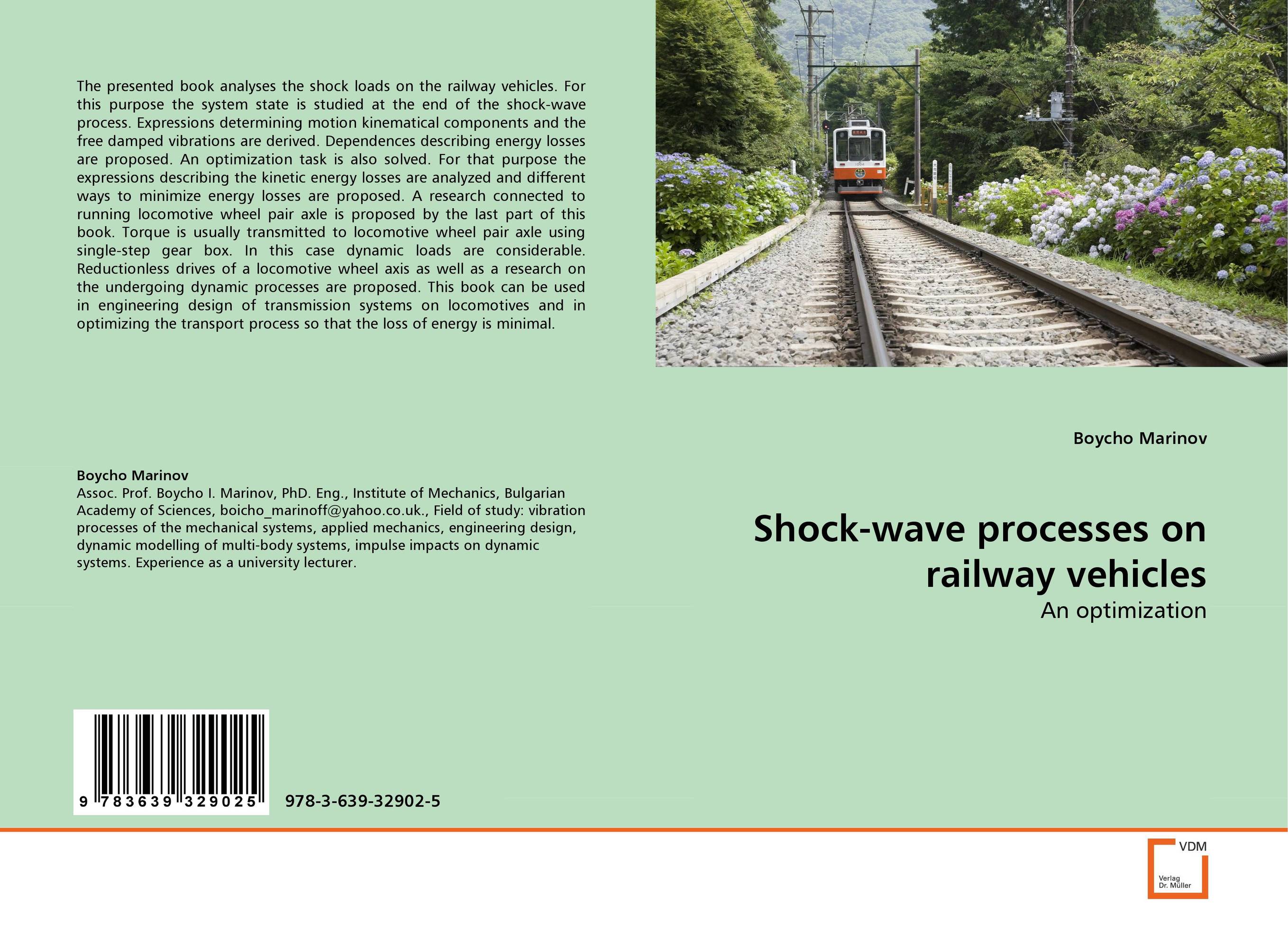 Shock-wave processes on railway vehicles. An optimization.