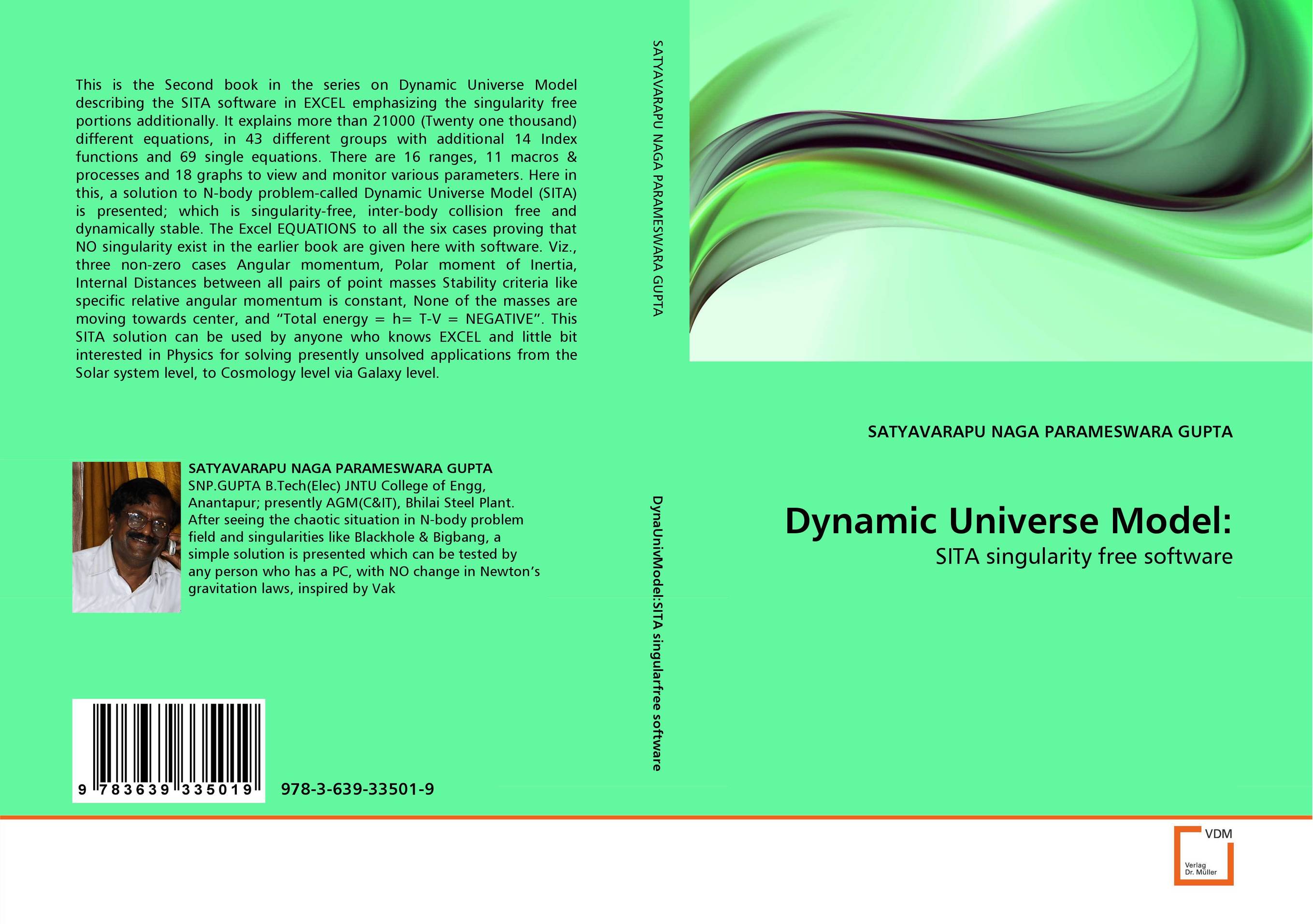 Dynamic Universe Model:. SITA singularity free software.