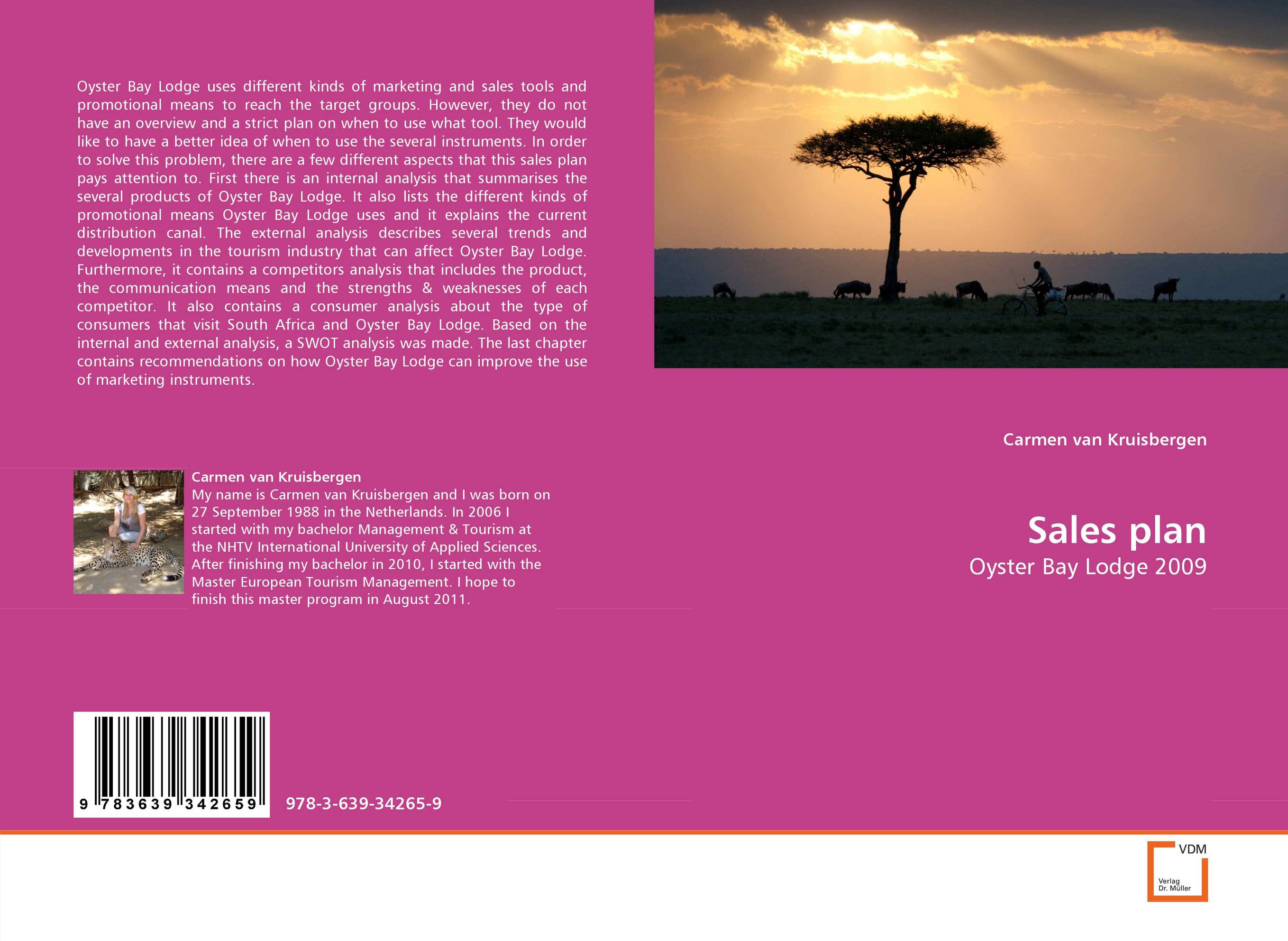 Sales plan. Oyster Bay Lodge 2009.