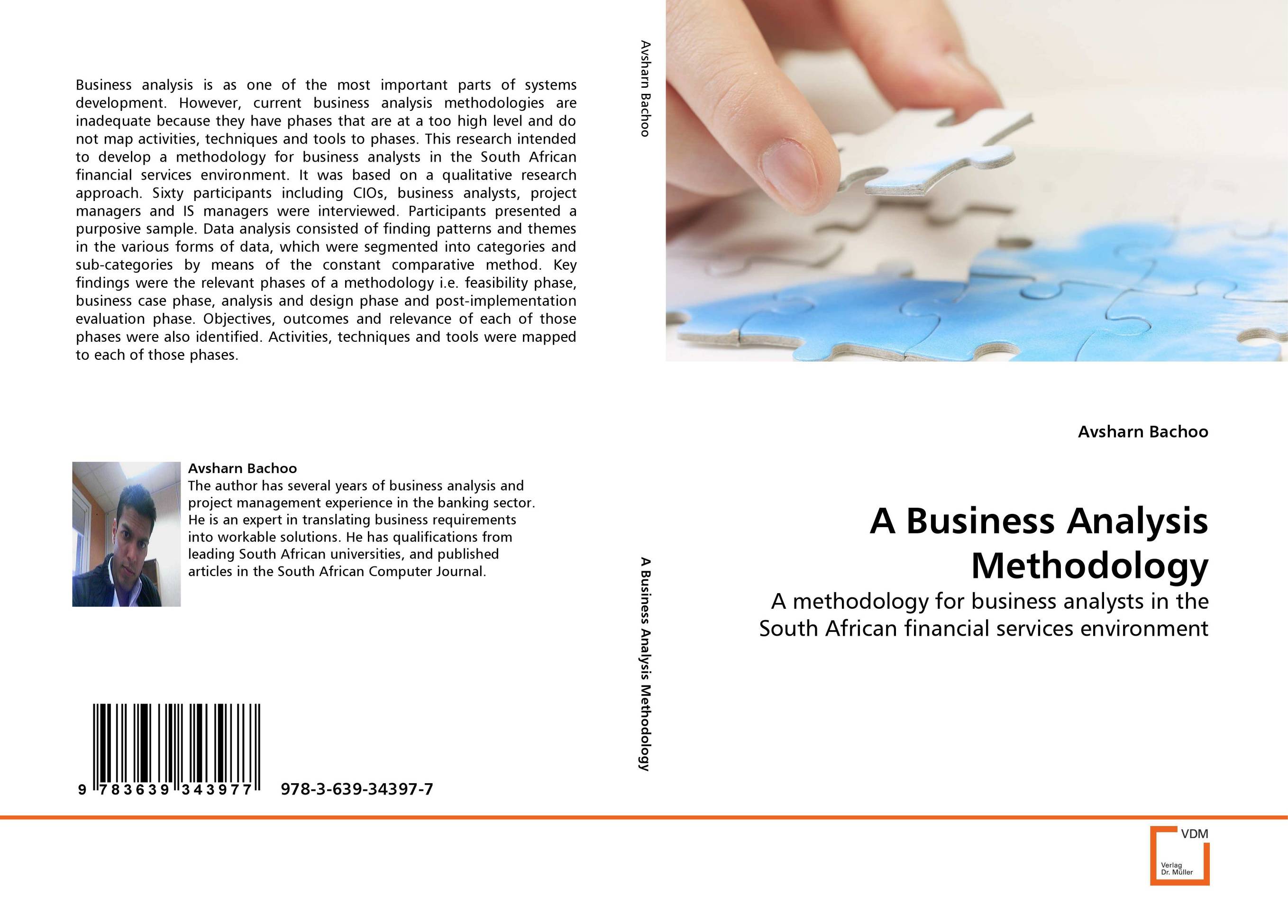 9783639343977 A Business Analysis Methodology Avsharn Bachoo 9783639343977 A Business Analysis Methodology Avsharn Bachoo