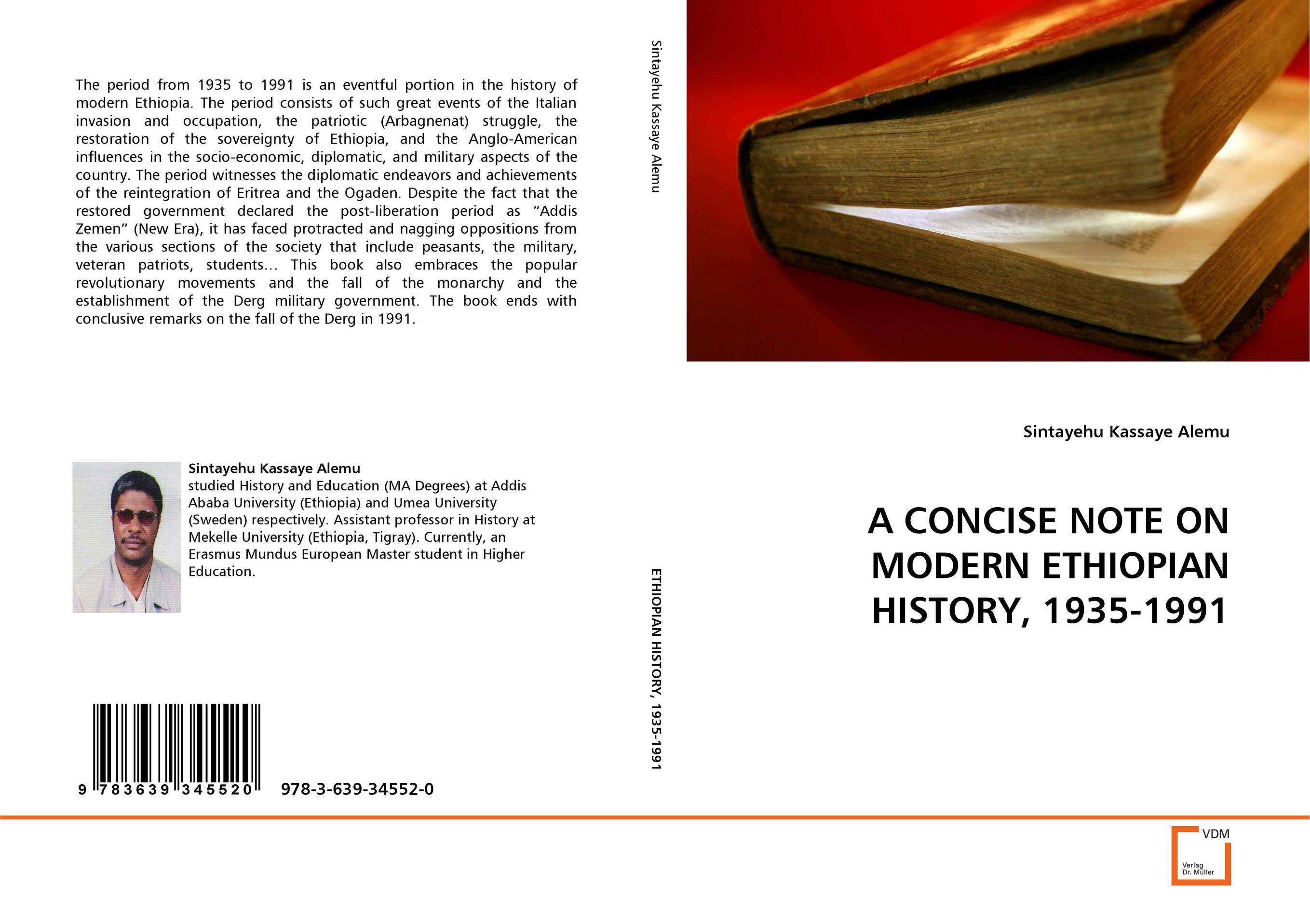 A CONCISE NOTE ON MODERN ETHIOPIAN HISTORY, 1935-1991..