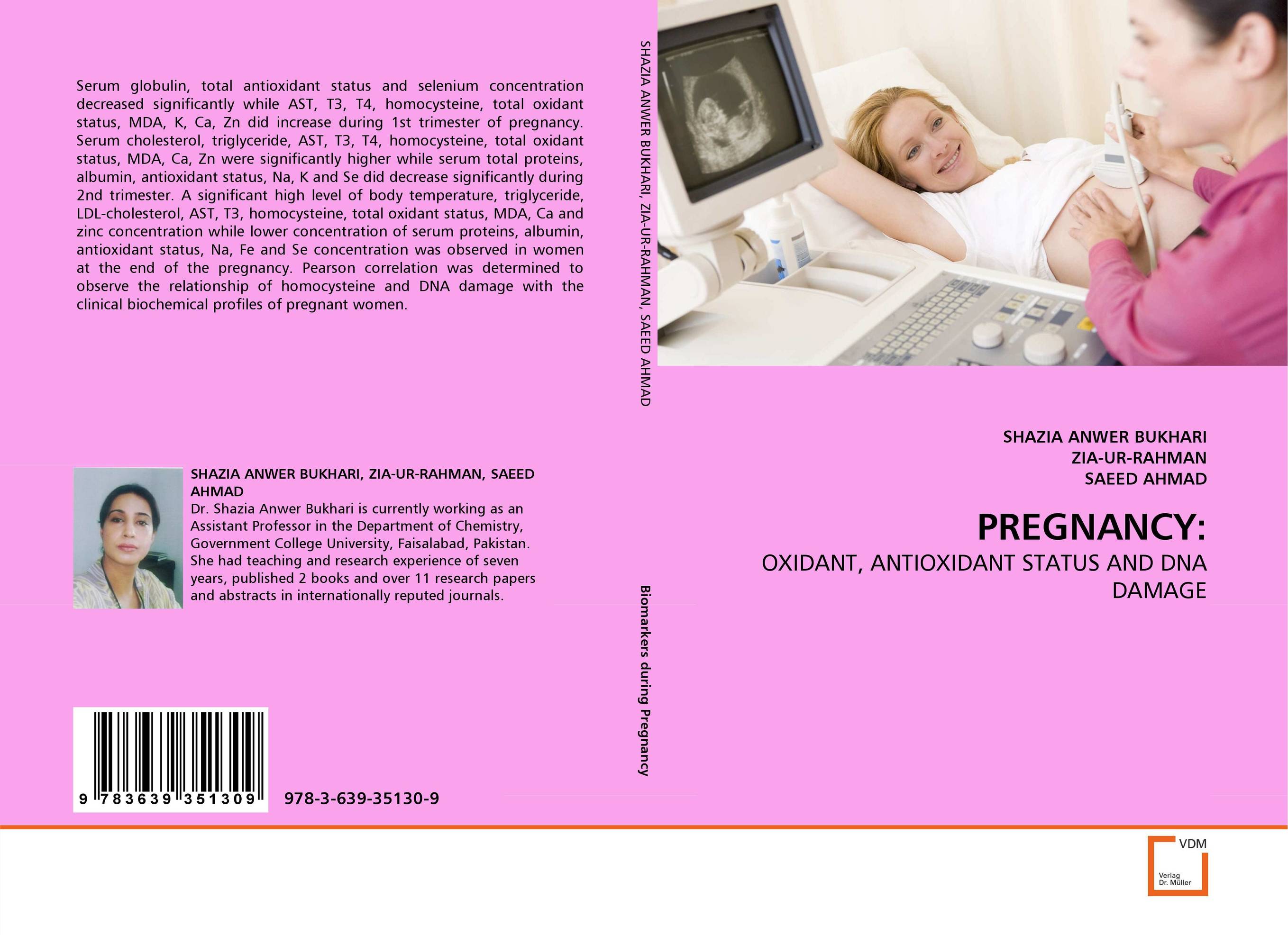 PREGNANCY:. OXIDANT, ANTIOXIDANT STATUS AND DNA DAMAGE.