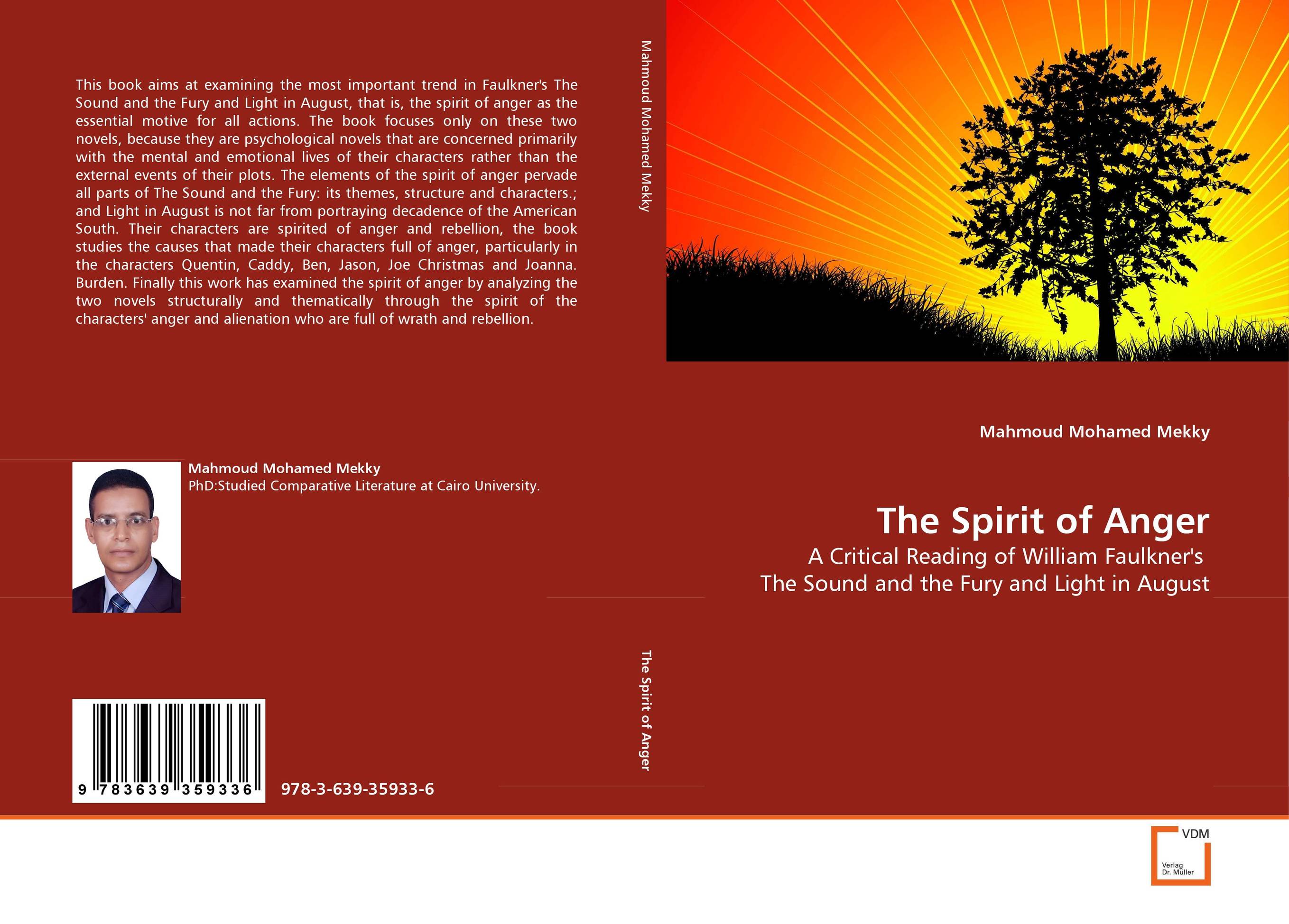 The Spirit of Anger. A Critical Reading of William Faulkner''s  The Sound and the Fury and Light in August.