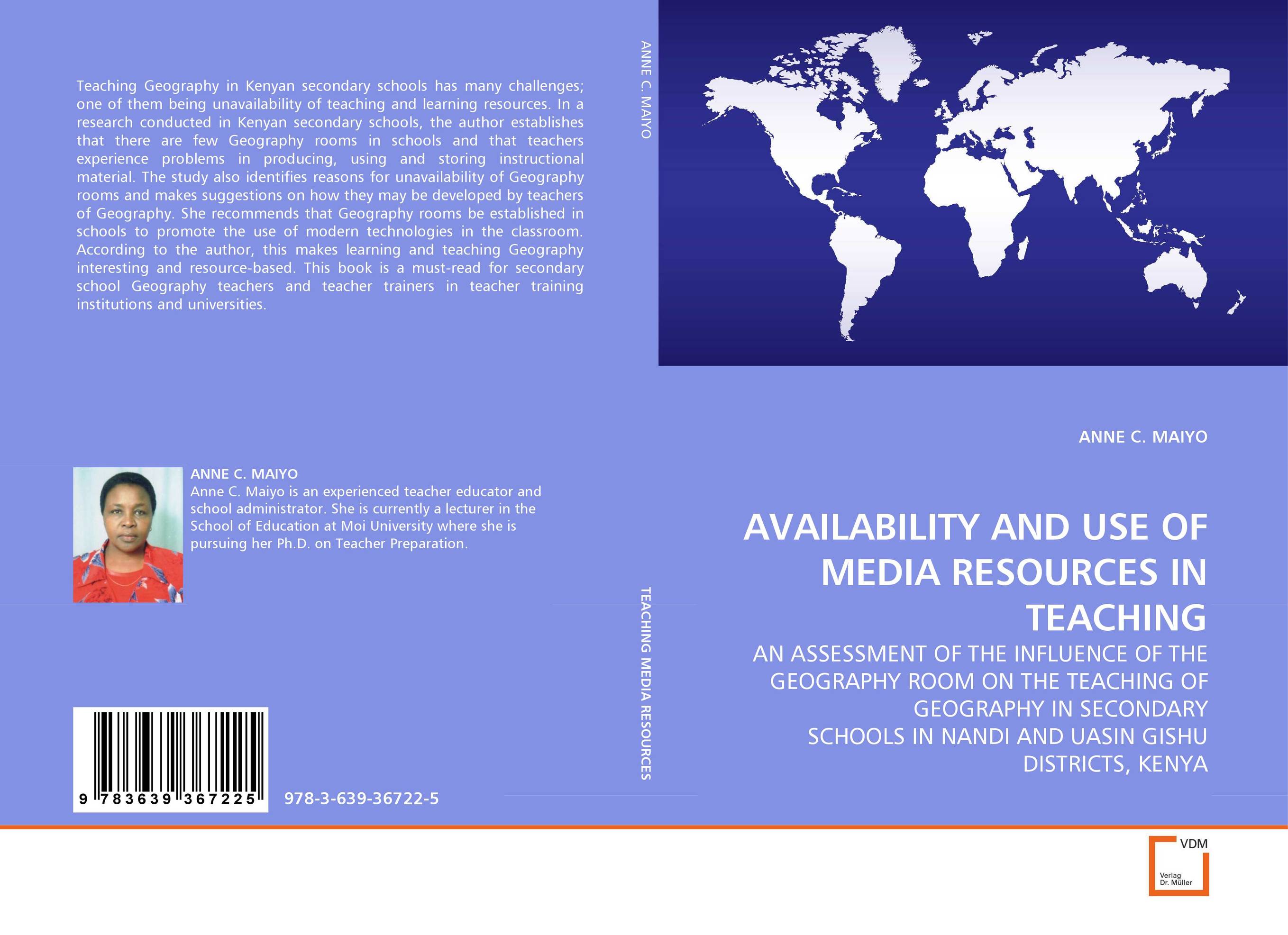 AVAILABILITY AND USE OF MEDIA RESOURCES IN TEACHING. AN ASSESSMENT OF THE INFLUENCE OF THE GEOGRAPHY ROOM ON THE TEACHING OF GEOGRAPHY IN SECONDARY SCHOOLS IN NANDI AND UASIN GISHU DISTRICTS, KENYA.