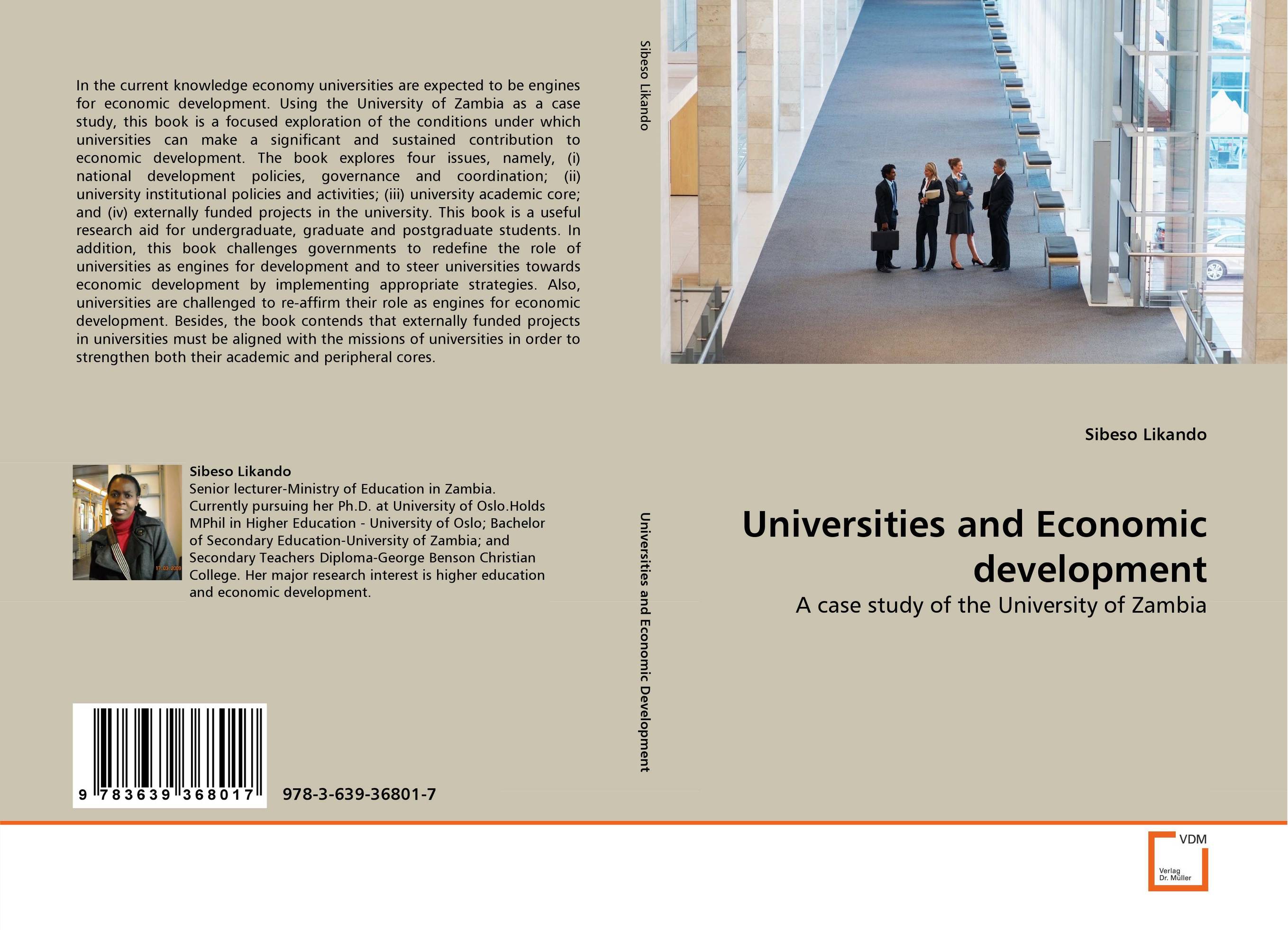 Universities and Economic development. A case study of the University of Zambia.