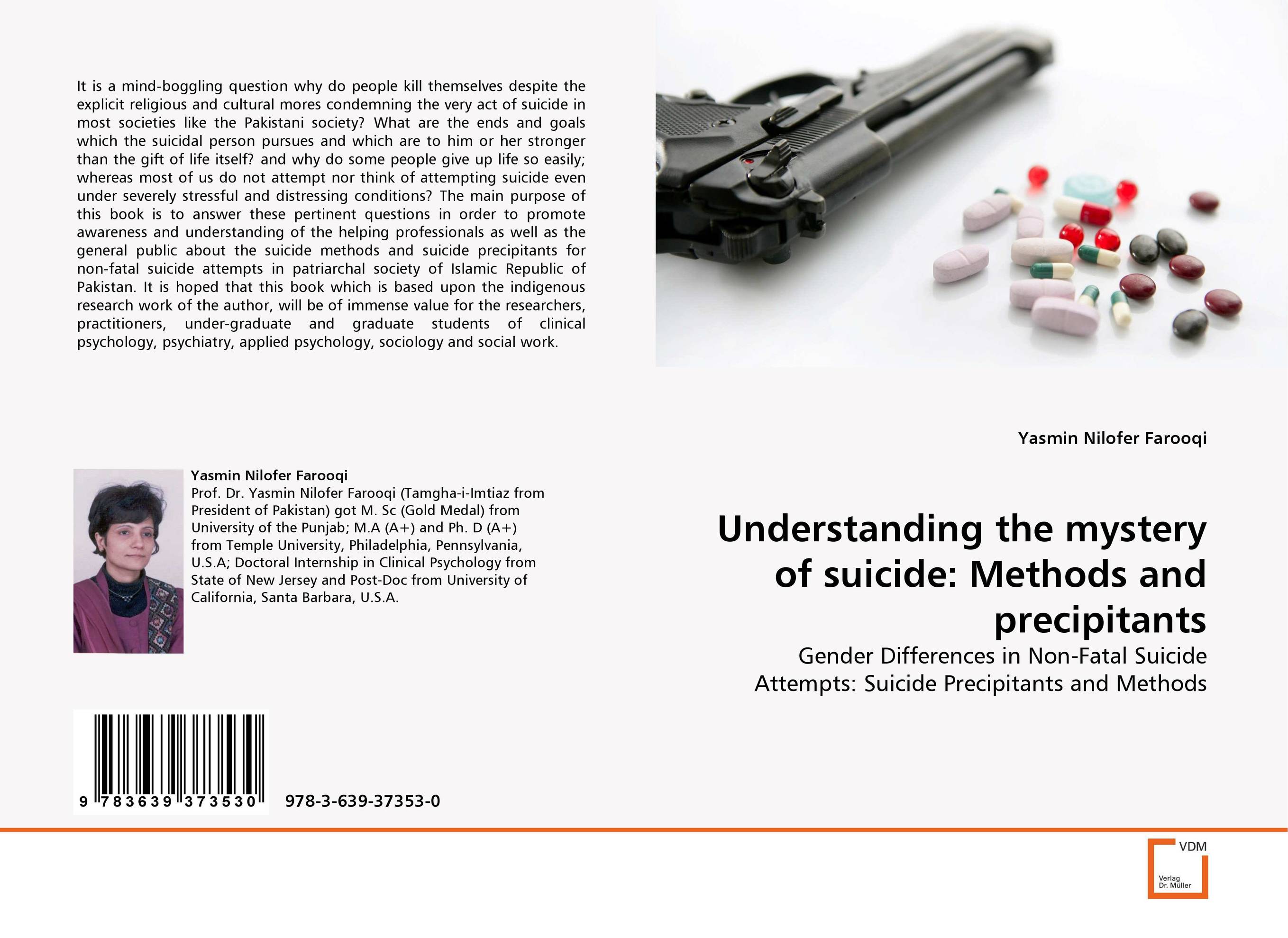 Understanding the mystery of suicide: Methods and precipitants. Gender Differences in Non-Fatal Suicide Attempts: Suicide Precipitants and Methods.