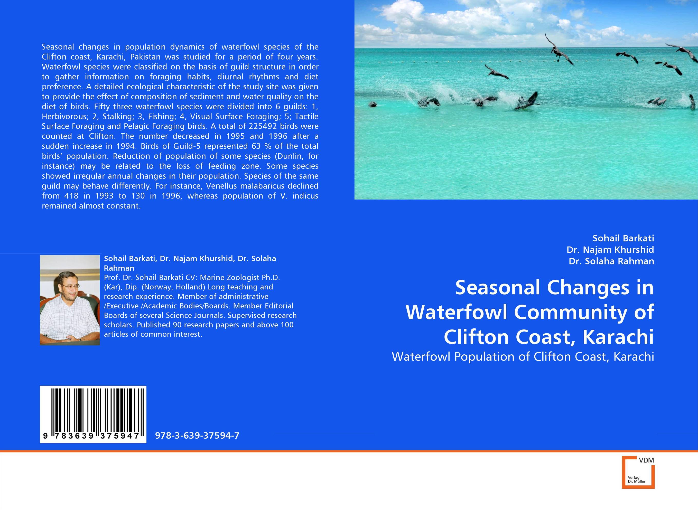 Seasonal Changes in Waterfowl Community of Clifton Coast, Karachi. Waterfowl Population of Clifton Coast, Karachi.