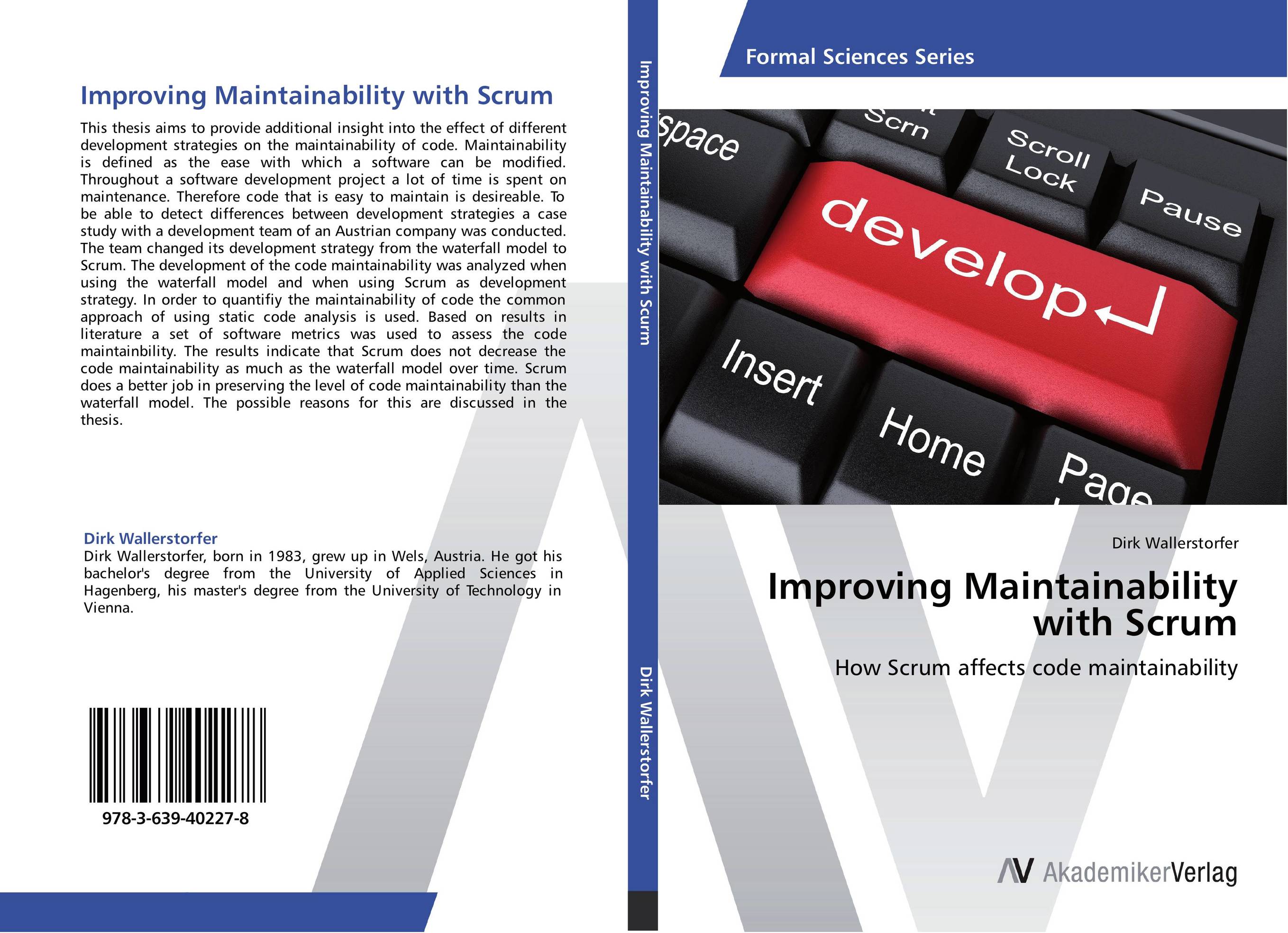 Improving Maintainability with Scrum. How Scrum affects code maintainability.