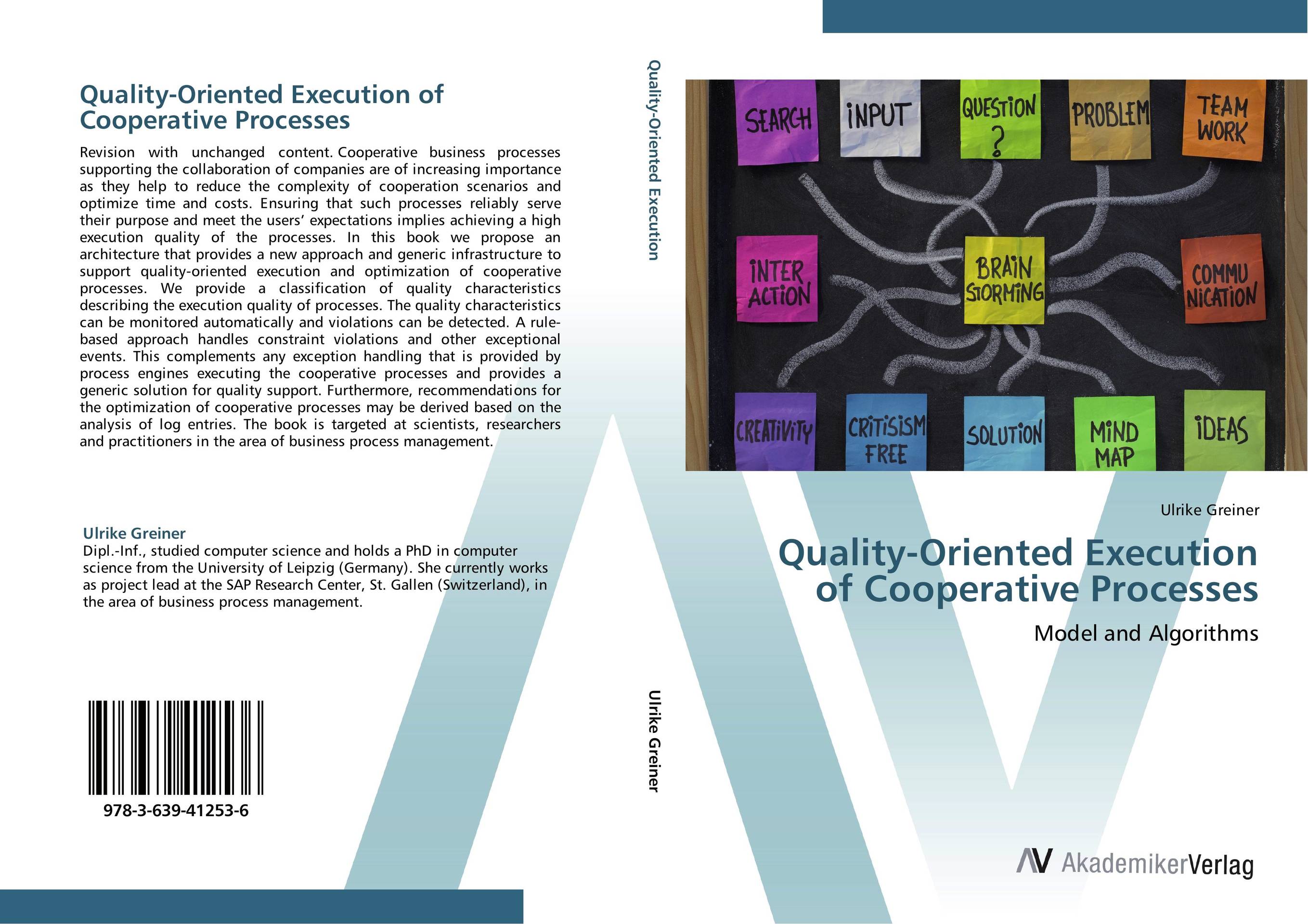 Quality-Oriented Execution of Cooperative Processes. Model and Algorithms.
