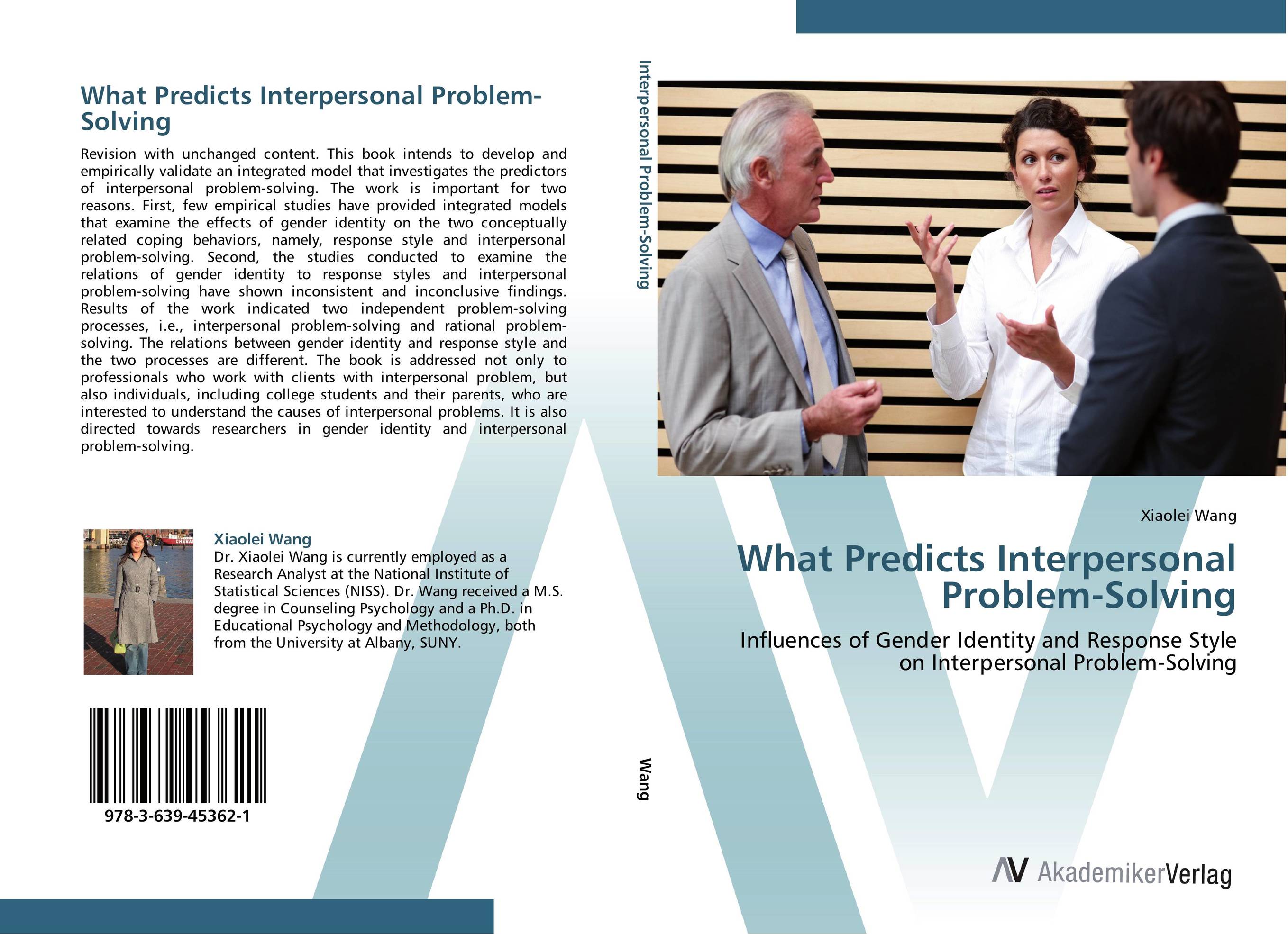 What Predicts Interpersonal Problem-Solving. Influences of Gender Identity and Response Style  on Interpersonal Problem-Solving.