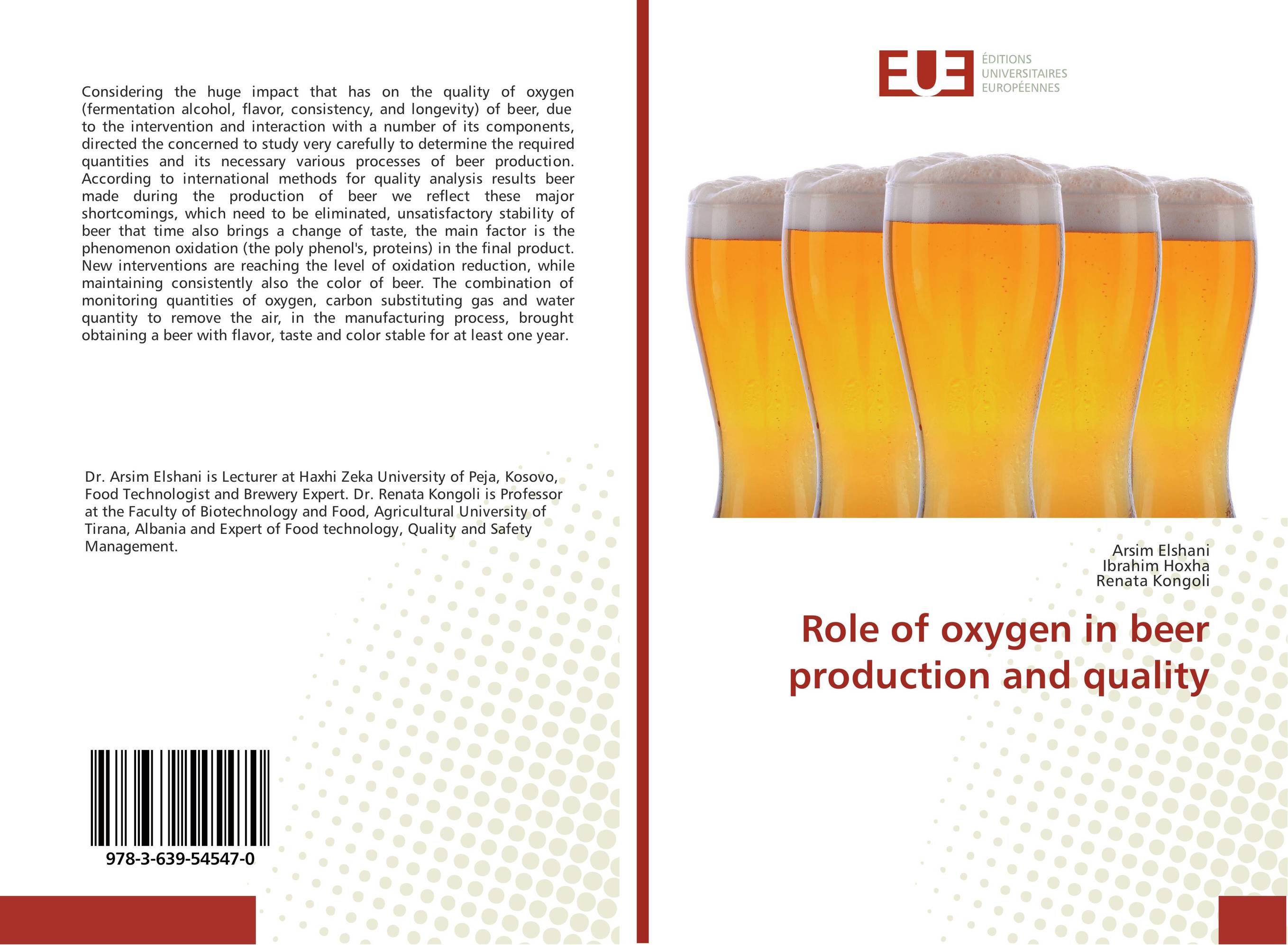 Role of oxygen in beer production and quality..