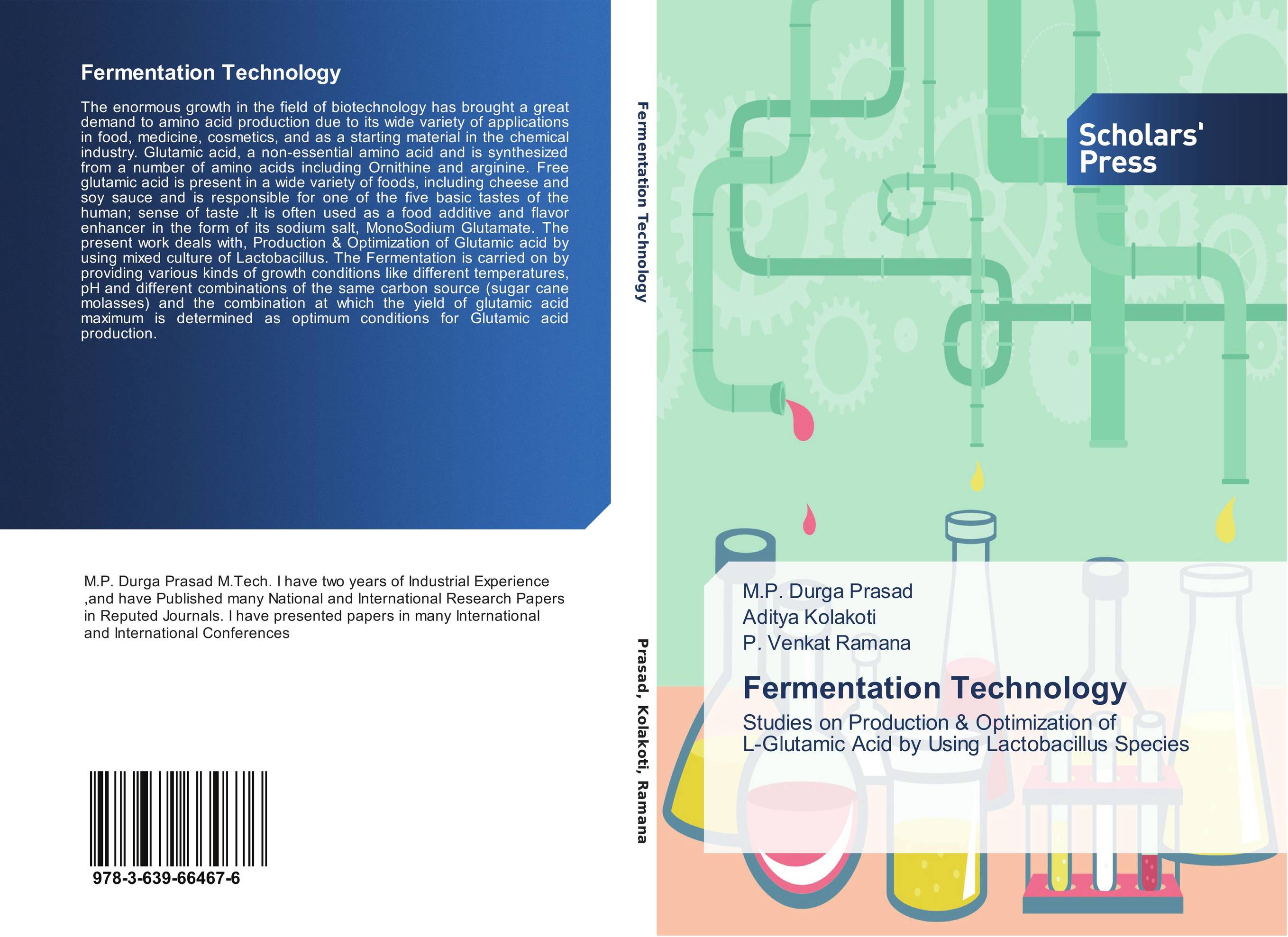 Fermentation Technology. Studies on Production &amp;amp; Optimization of L-Glutamic Acid by Using Lactobacillus Species.